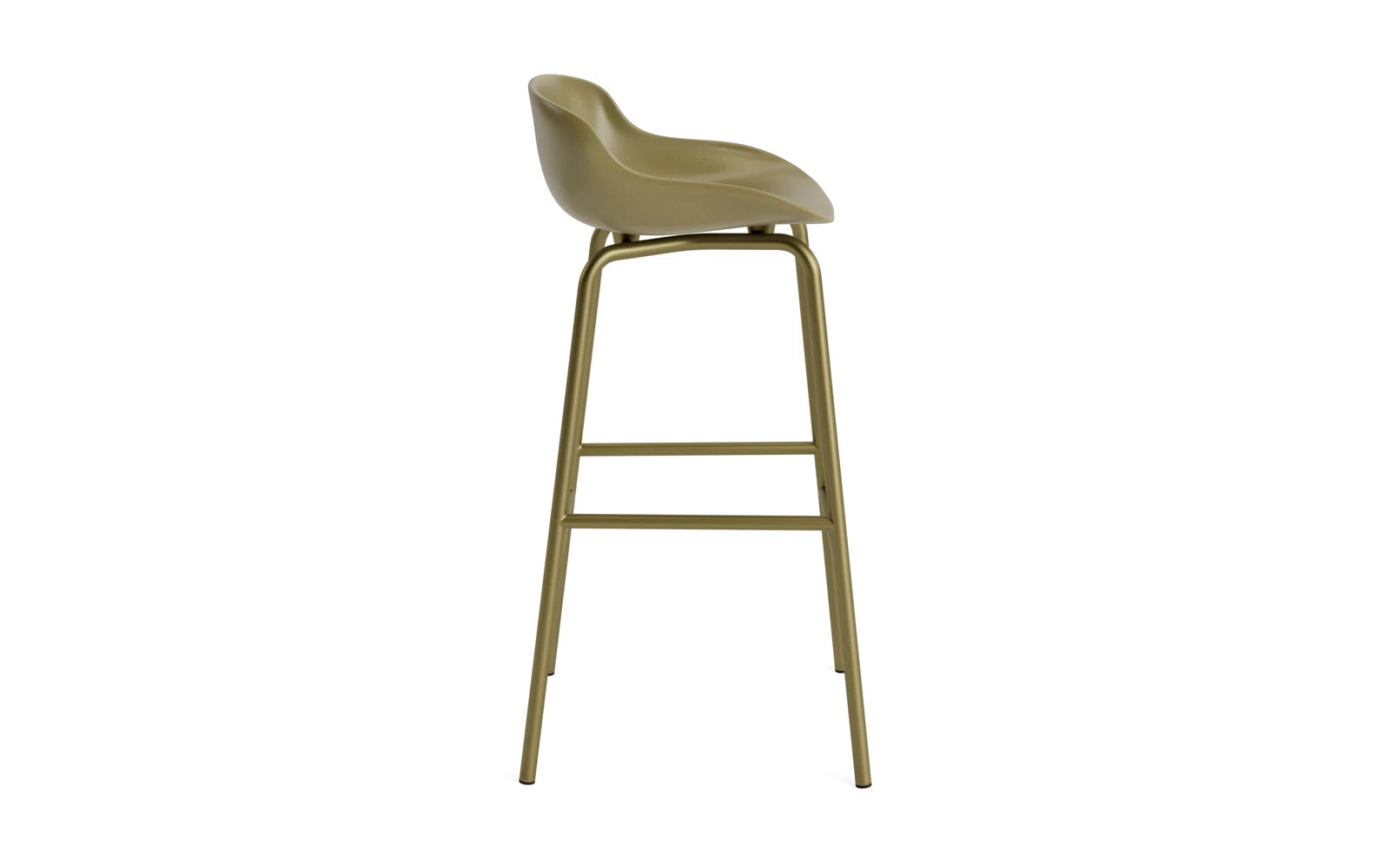 Moderner Hyg Barhocker in ansprechendem Grau von Normann Copenhagen, ideal für stilvolle Bars und zeitgemäße Einrichtung.