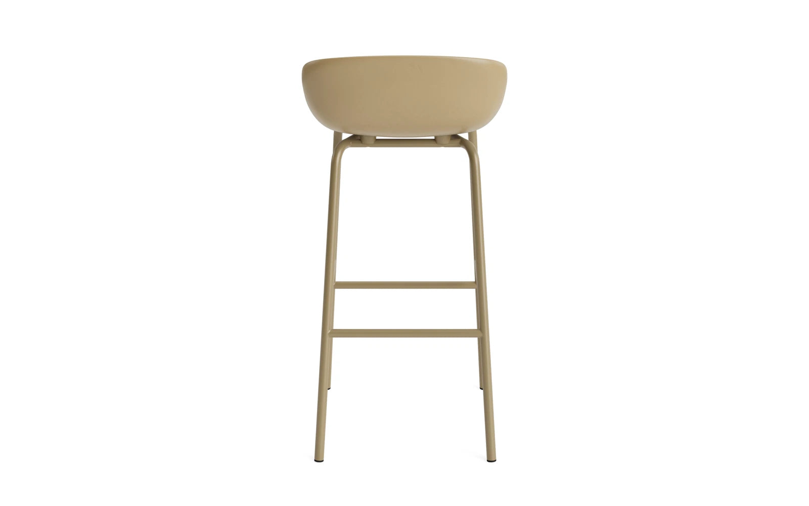 Moderner Hyg Barhocker in ansprechendem Grau von Normann Copenhagen, ideal für stilvolle Bars und moderne Wohnkonzepte.