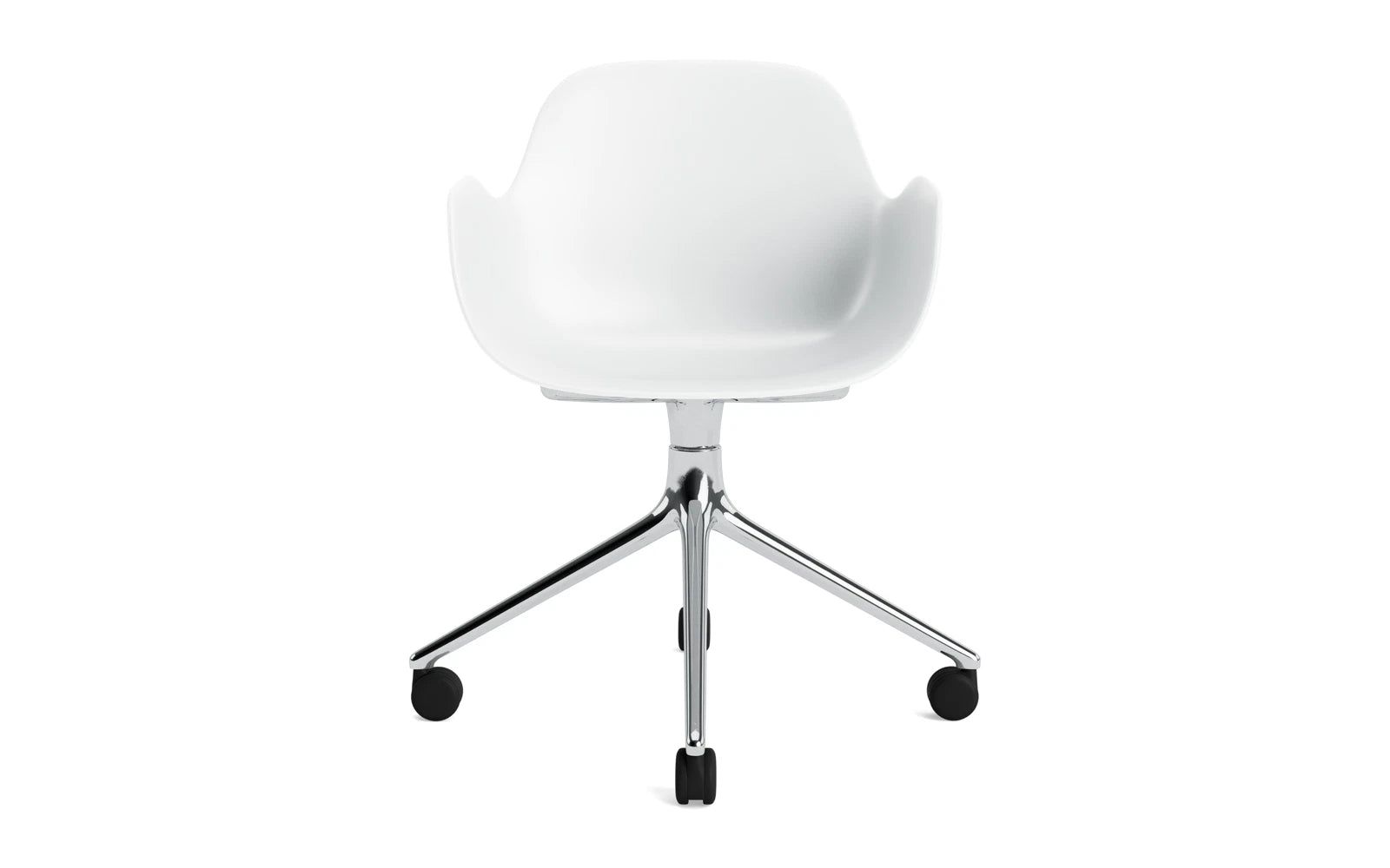 Erleben Sie den Form Drehsessel 4W von Normann Copenhagen – ein stilvolles, drehbares Möbelstück, das Funktionalität und modernes Design vereint.
