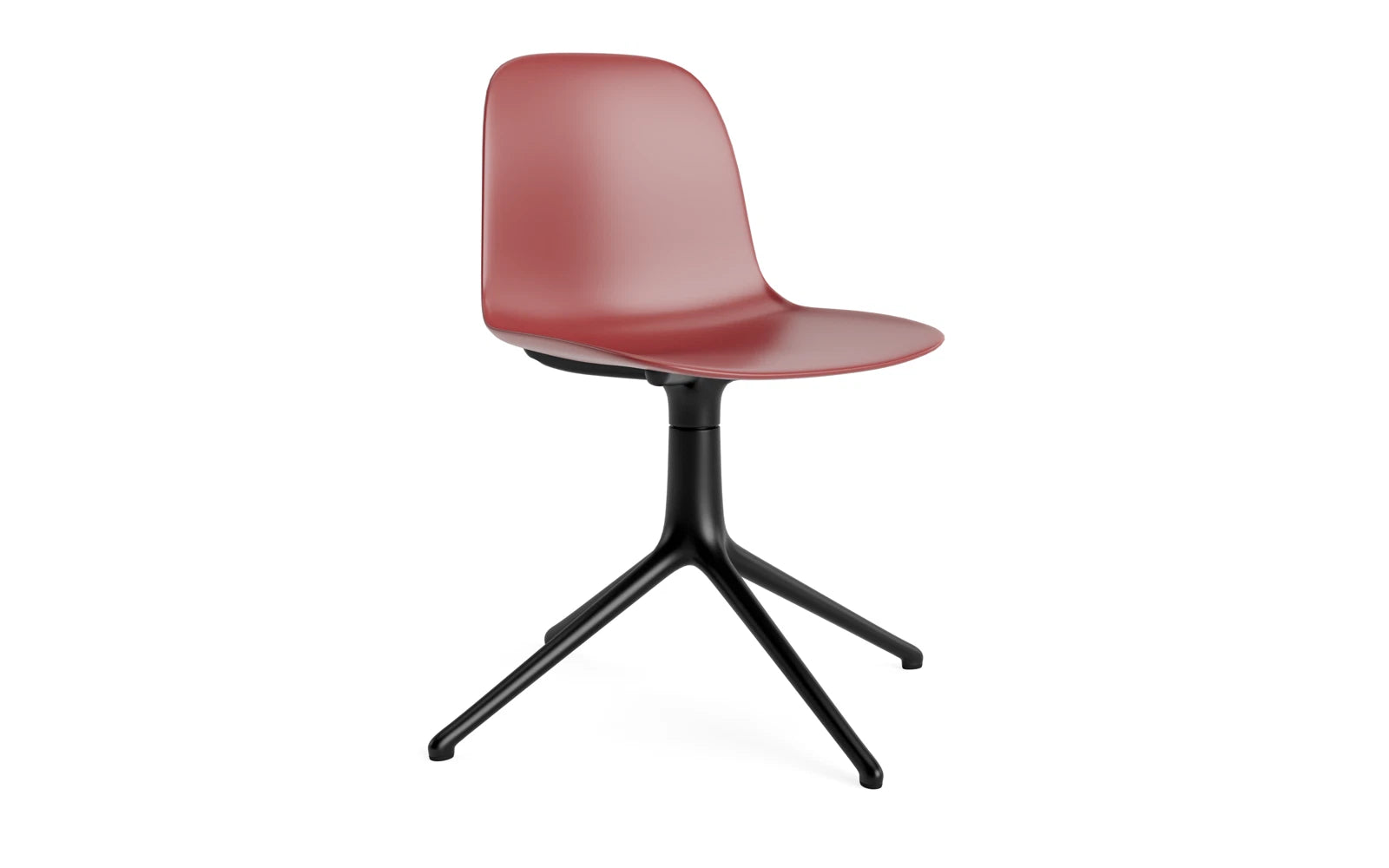 Eleganter Form Drehstuhl von Normann Copenhagen, ideal für modernes Interieur, vereint Funktionalität und ästhetisches skandinavisches Design.