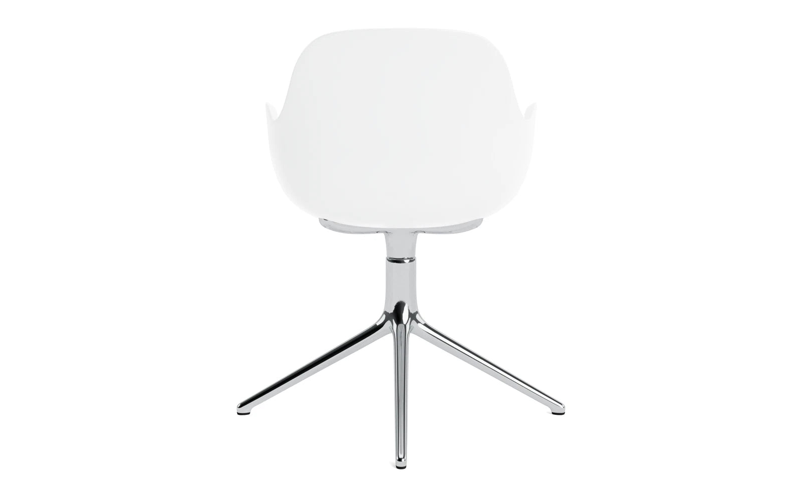 Eleganter Form Drehstuhl mit Armlehnen von Normann Copenhagen, ideal für kreative Büros und stilvolle Wohnbereiche, bietet hohen Sitzkomfort.