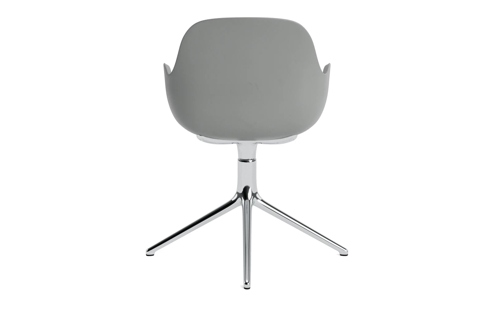 Moderner Form Drehstuhl mit Armlehnen von Normann Copenhagen in stilvollem Schwarz, perfekt für Büro und Zuhause, vereint Komfort und Design.