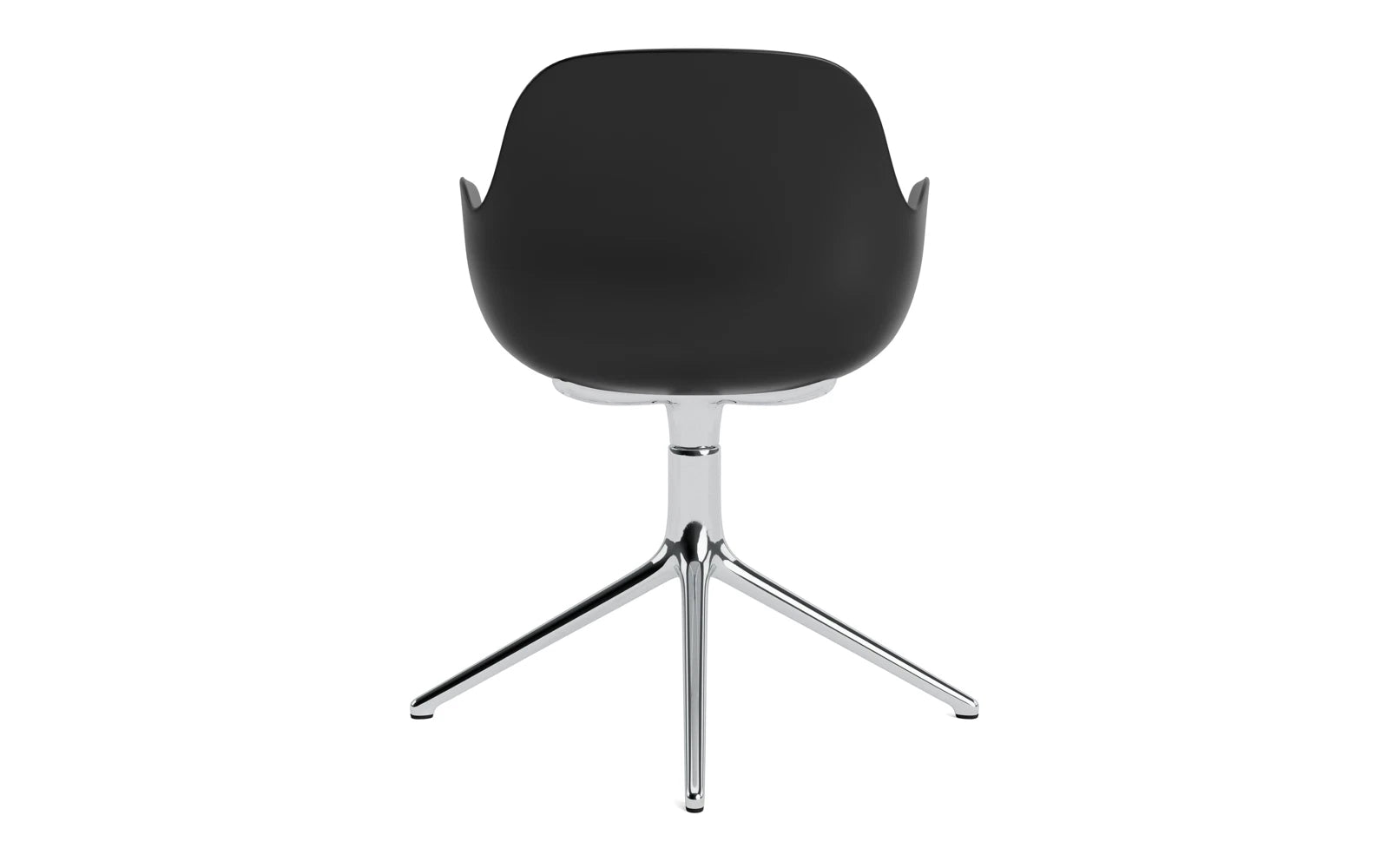 Eleganter Form Drehstuhl mit Armlehnen von Normann Copenhagen, vereint zeitgemäßes Design und Komfort für vielseitige Wohnräume.