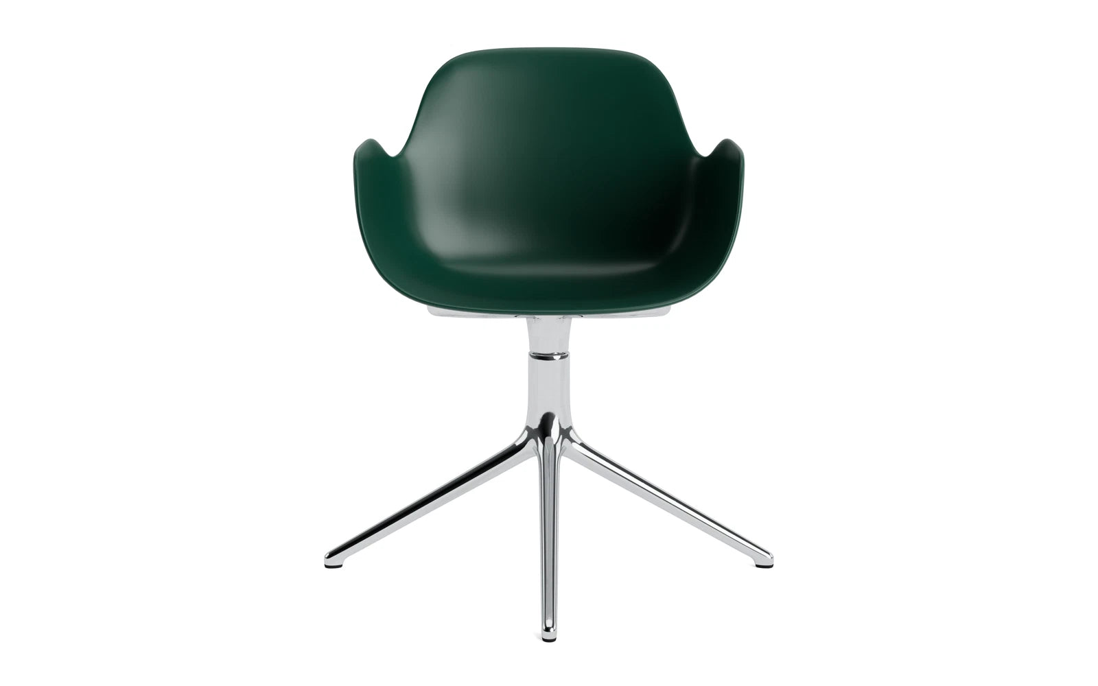 Moderner Form Drehstuhl mit Armlehnen von Normann Copenhagen, perfekt für kreative Arbeitsumgebungen und stilvolle Einrichtung.