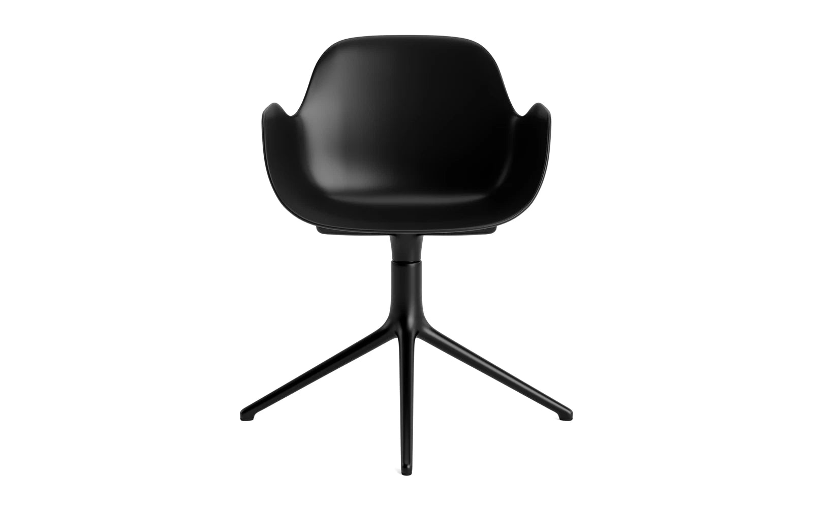 Eleganter Drehstuhl mit Armlehnen von Normann Copenhagen, perfekt für komfortable Arbeitsumgebungen und stilvolle Einrichtung.