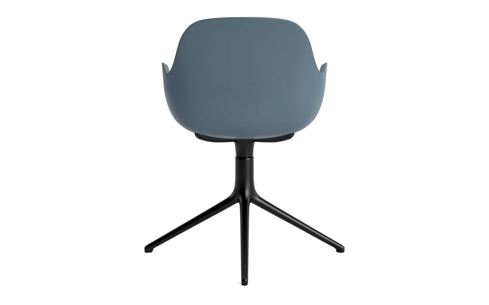 Eleganter Form Drehstuhl mit Armlehnen von Normann Copenhagen, ideal für stilvolle Arbeitsumgebungen und Essbereiche, vereint Komfort und Ästhetik.