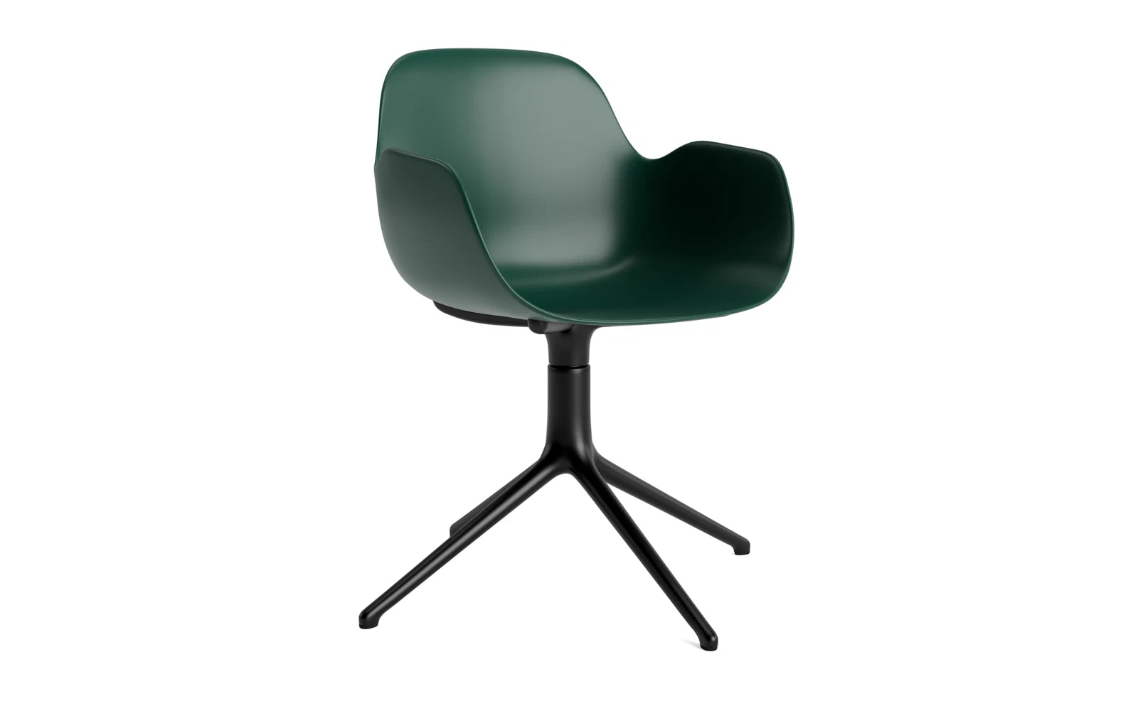 Moderner Form Drehstuhl mit Armlehnen von Normann Copenhagen, perfekt für stilvolle Büros und zeitgemäße Wohnräume.