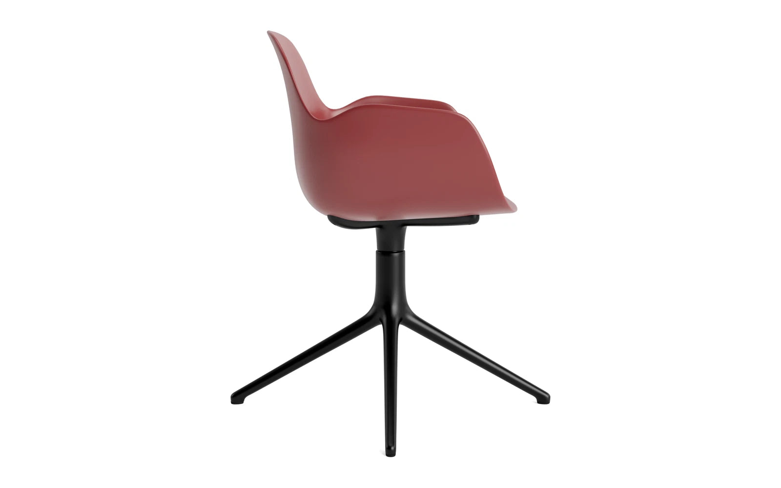 Eleganter Form Drehstuhl mit Armlehnen von Normann Copenhagen, ideal für komfortable Arbeitsplätze und stilvolle Wohnräume.
