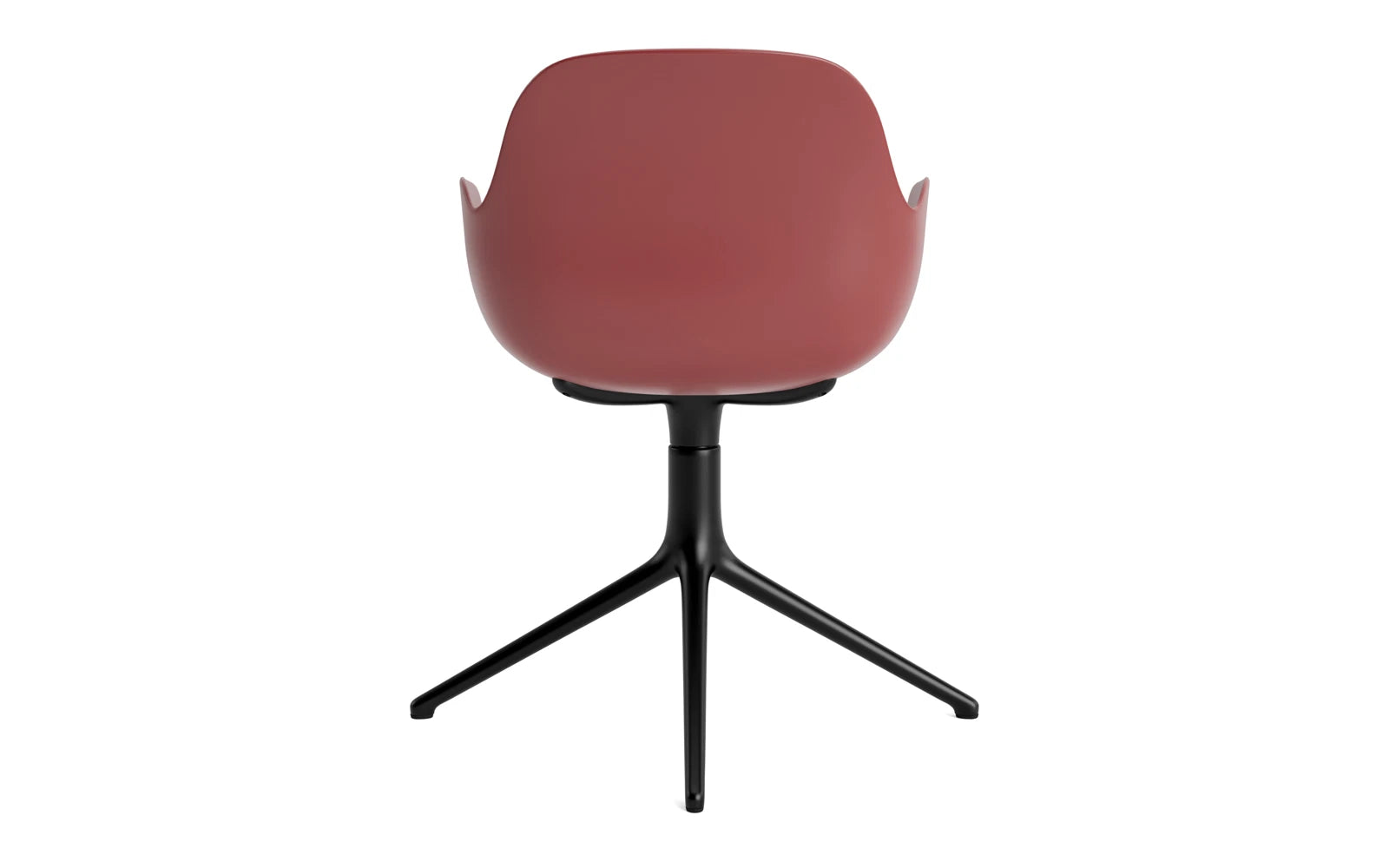 Moderner Form Drehstuhl mit Armlehnen von Normann Copenhagen, perfekt für ergonomisches Sitzen in Büros und modernen Wohnbereichen.