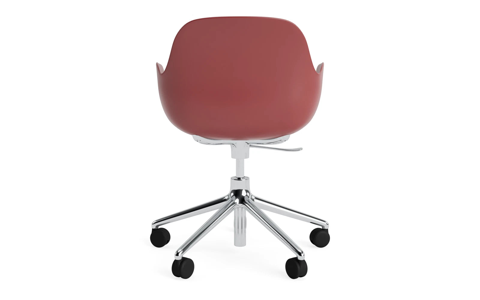 Der Form Bürostuhl mit Armlehne von Normann Copenhagen bietet stilvolle Ergonomie und unterstützt produktives Arbeiten in jedem Büro.