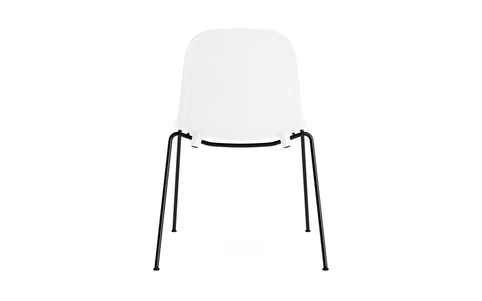 Moderner Stapelstuhl von Normann Copenhagen, der durch seine schlichte Eleganz und Funktionalität besticht, perfekt für vielseitige Wohnkonzepte.
