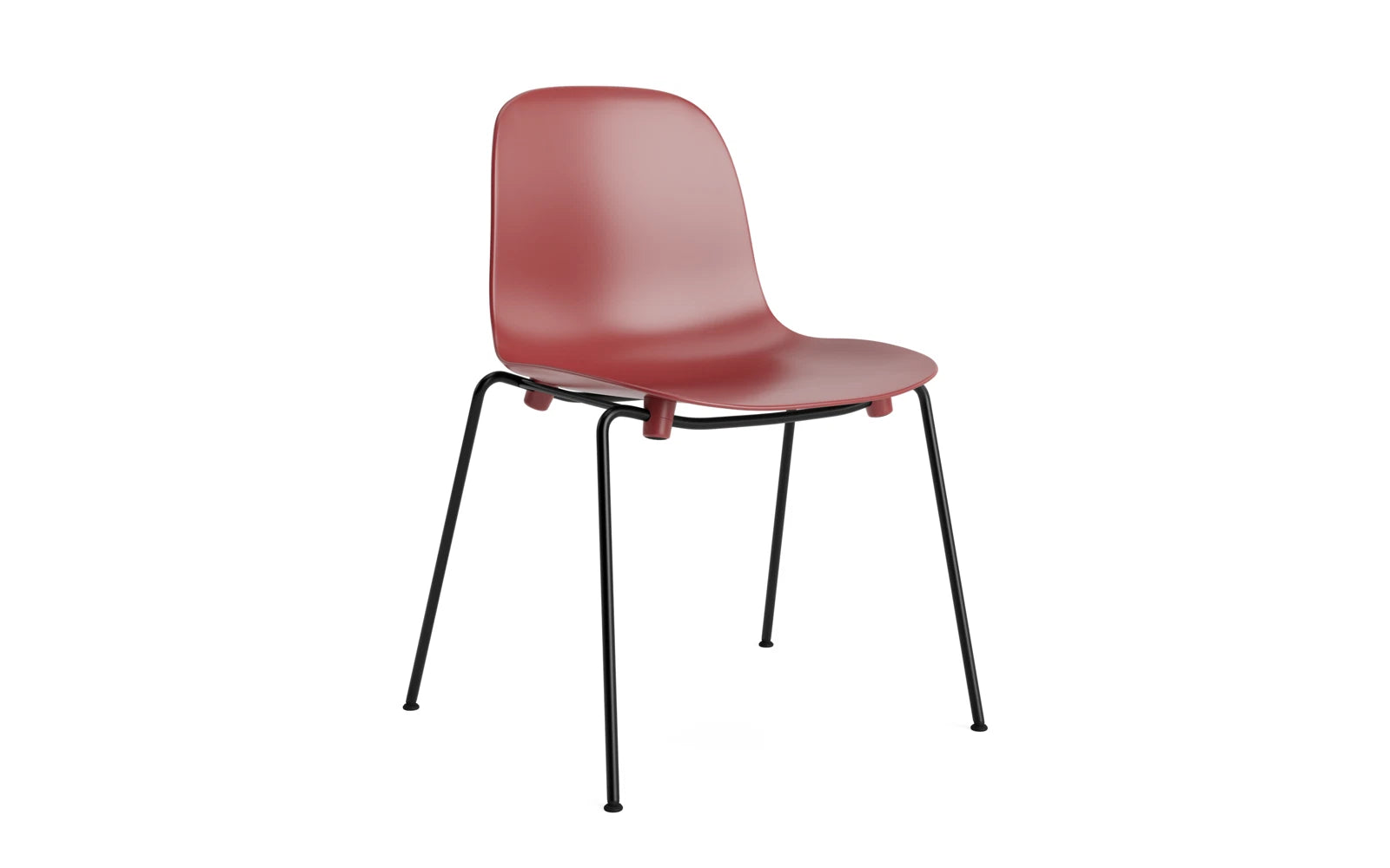 Moderner Stapelstuhl von Normann Copenhagen, gefertigt aus robustem Stahl, ideal für stilvolle Innenräume und vielseitige Nutzung.