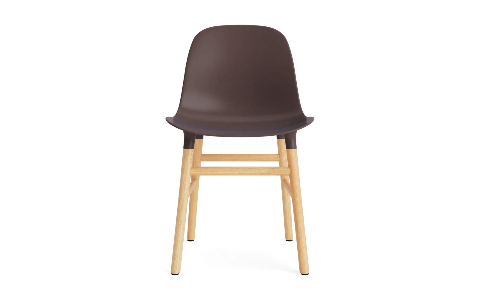 Entdecken Sie den eleganten Form Stuhl in Braun/Eiche von Normann Copenhagen – stilvoll, modern und perfekt für jedes Zuhause.