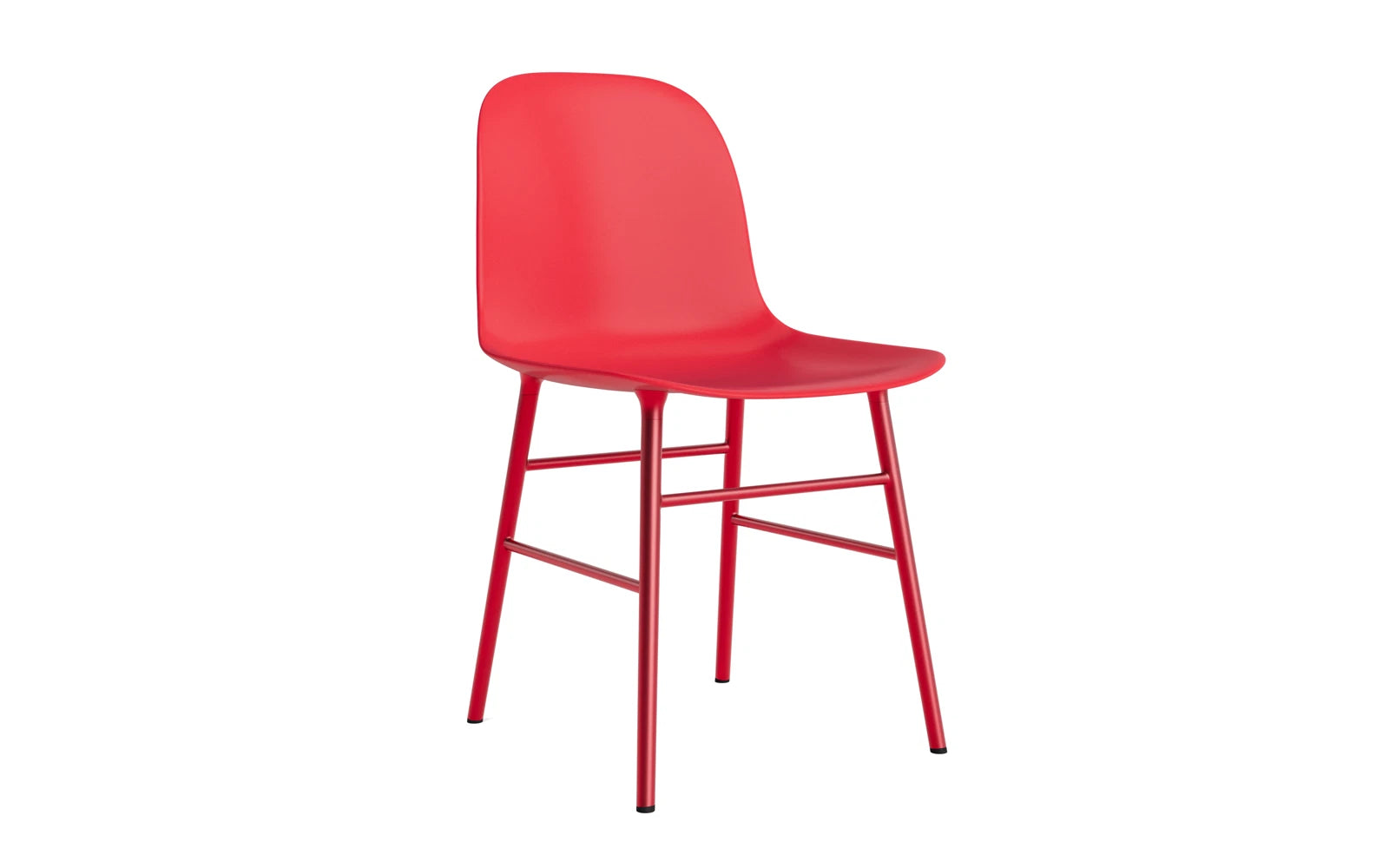 Form Stuhl Leuchtendes Rot in  präsentiert im Onlineshop von KAQTU Design AG. Stuhl ist von Normann Copenhagen