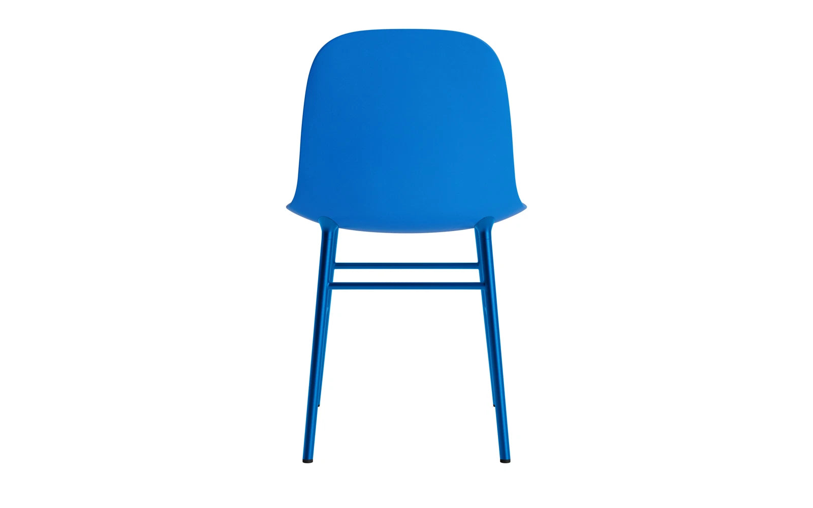 Der Form Stuhl in strahlendem Blau von Normann Copenhagen – ein elegantes Designhighlight für Ihr Zuhause.