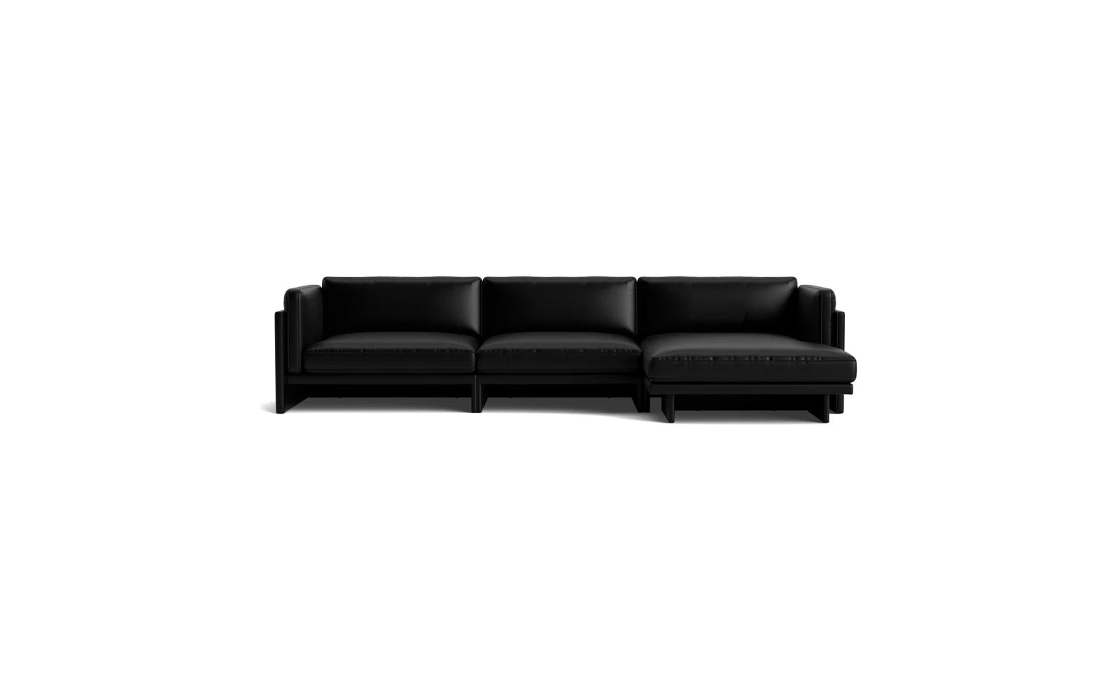 Stylisches Softy Sofa für 4 Personen mit rechter Chaise Longue, perfekt für zeitgemäße und einladende Wohnbereiche von Normann Copenhagen.