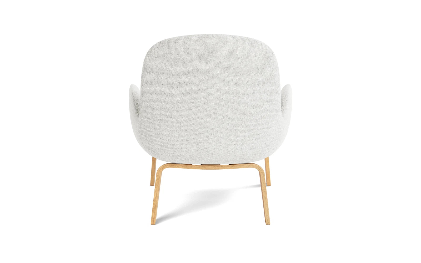Entdecken Sie den Era Lounge-Sessel niedrig aus Eiche mit Hallingdal-Bezug von Normann Copenhagen – stilvoll und komfortabel für Ihr Zuhause.