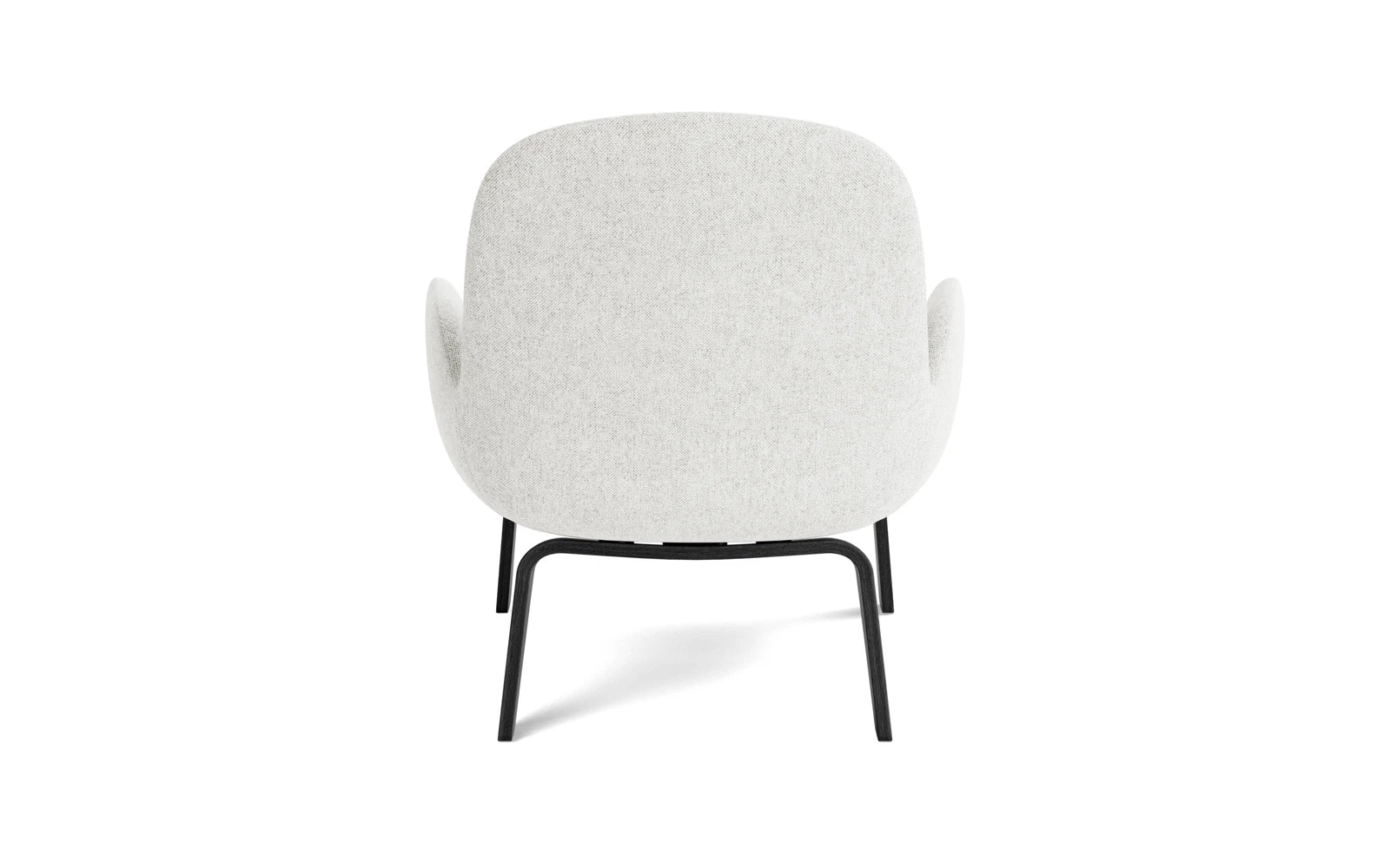 Eleganter Era Lounge-Sessel in schwarzer Eiche, bezogen mit hochwertigem Hallingdal-Stoff – perfektes Möbelstück für stilvolle Interiors.