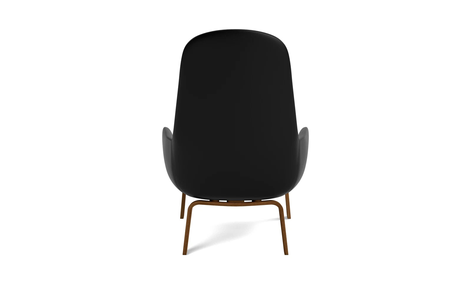 Moderner Era Lounge-Sessel aus edlem Walnuss, ideal für gemütliche Ecken und geschmackvolle Einrichtung.
