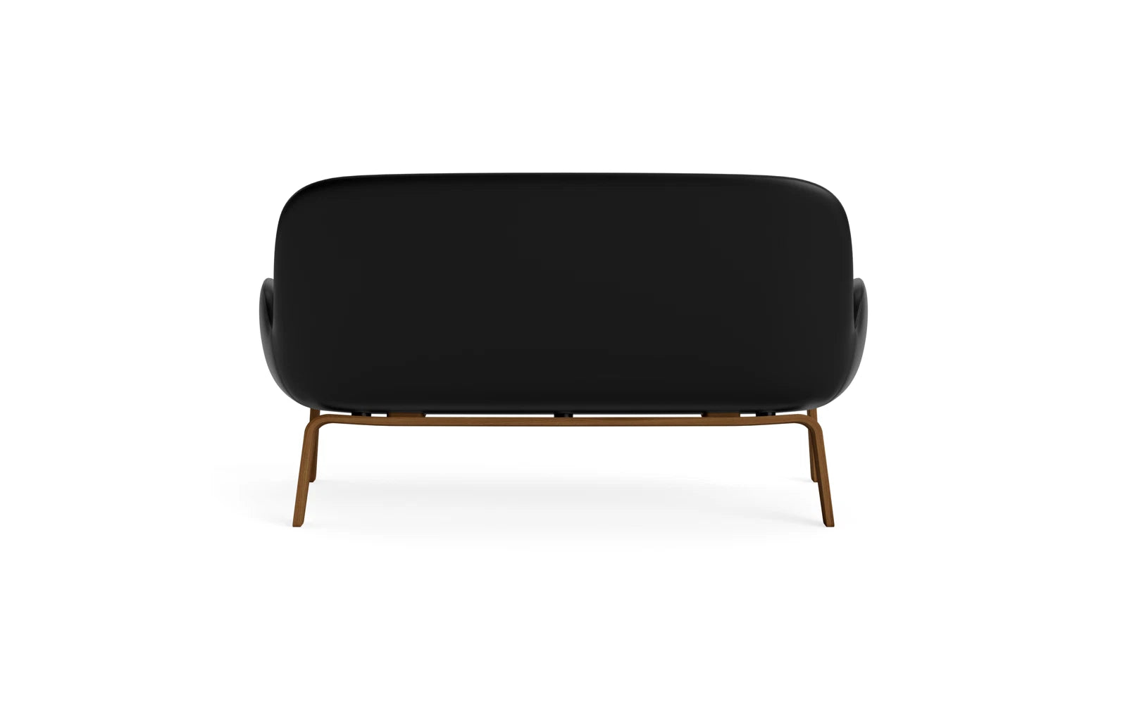 Modernes 2er Sofa Era in edler Walnuss-Finish von Normann Copenhagen, ideal für gemütliche und stilvolle Wohnambiente.