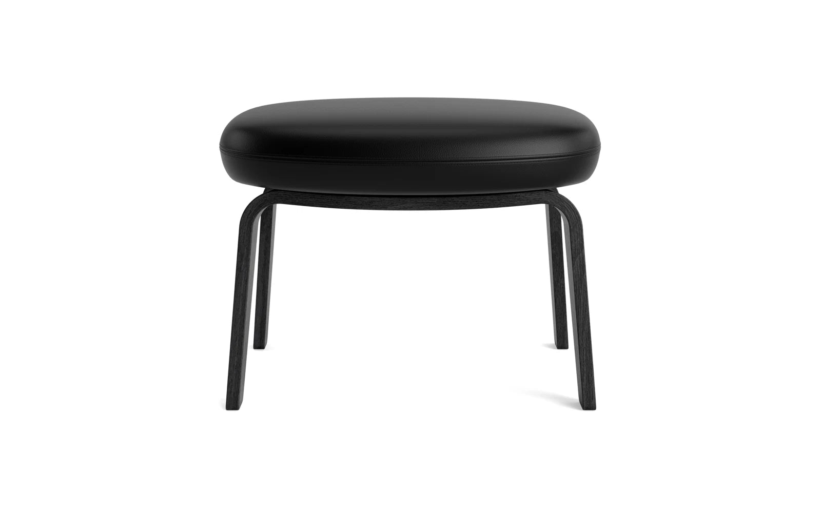 Stylischer Era Fusshocker aus schwarzer Eiche von Normann Copenhagen, perfekt für Komfort und modernes Design in jedem Raum.
