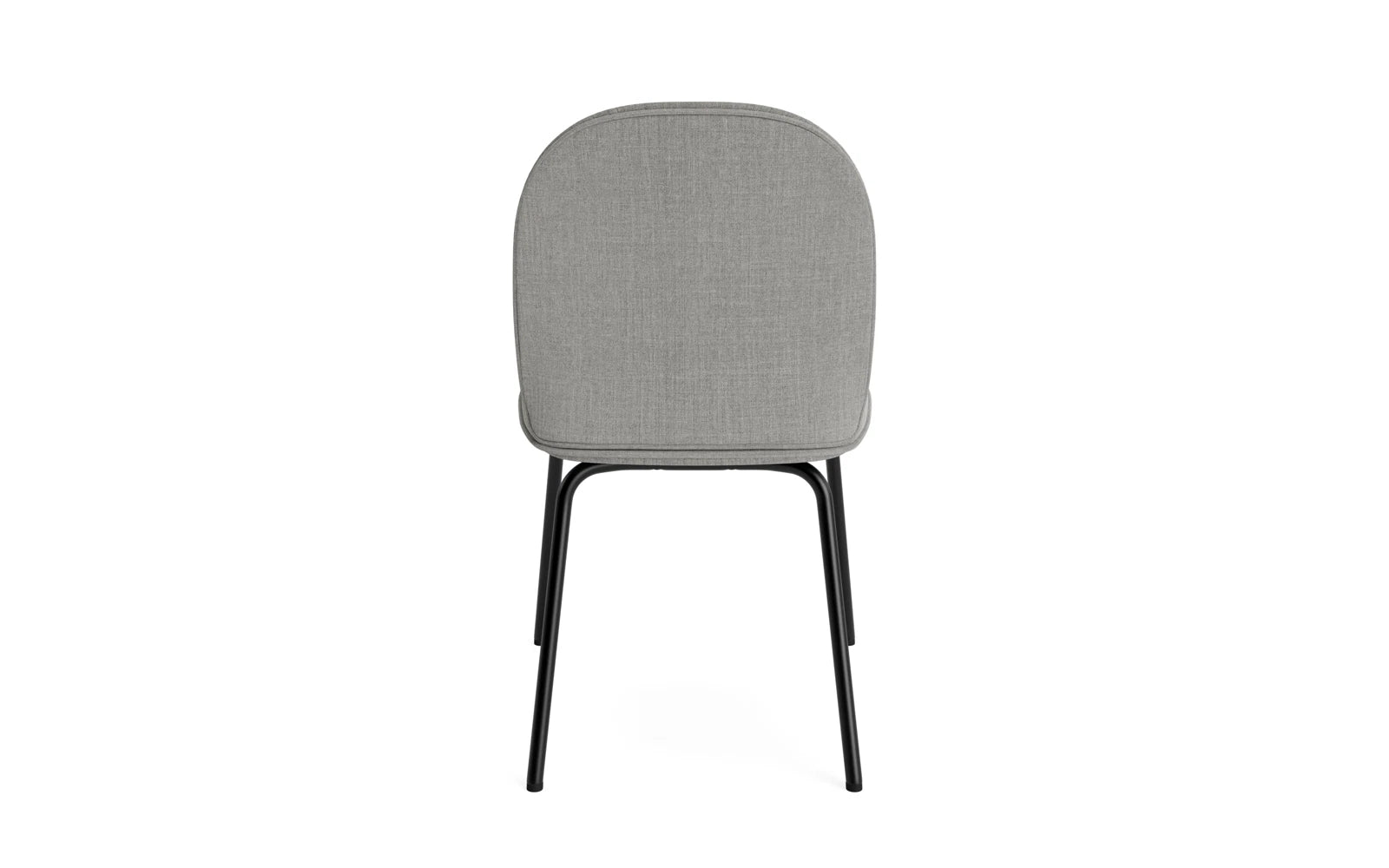 Moderner Ace Stuhl mit gepolsterter Sitzfläche in Schwarz, gefertigt von Normann Copenhagen, bietet Komfort und zeitgemäßes Design für jedes Zuhause.