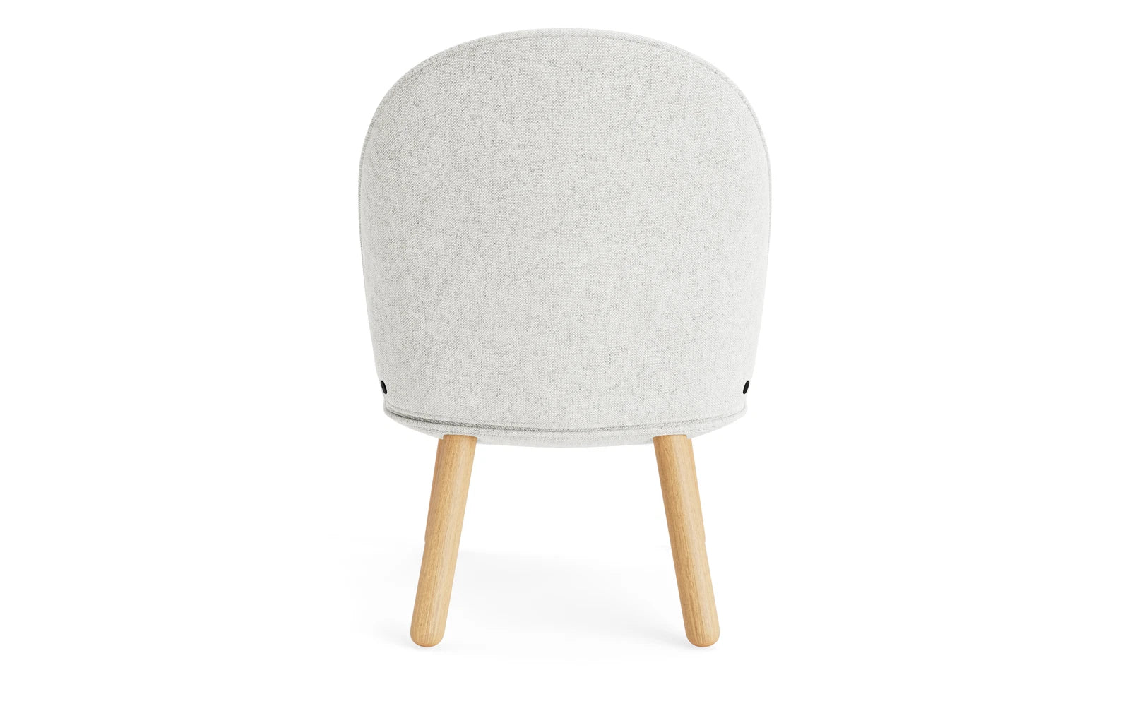Eleganter Ace Lounge-Sessel aus Eiche mit stilvollem Hallingdal-Bezug, ideal für modernes Wohndesign und gemütliche Entspannung.