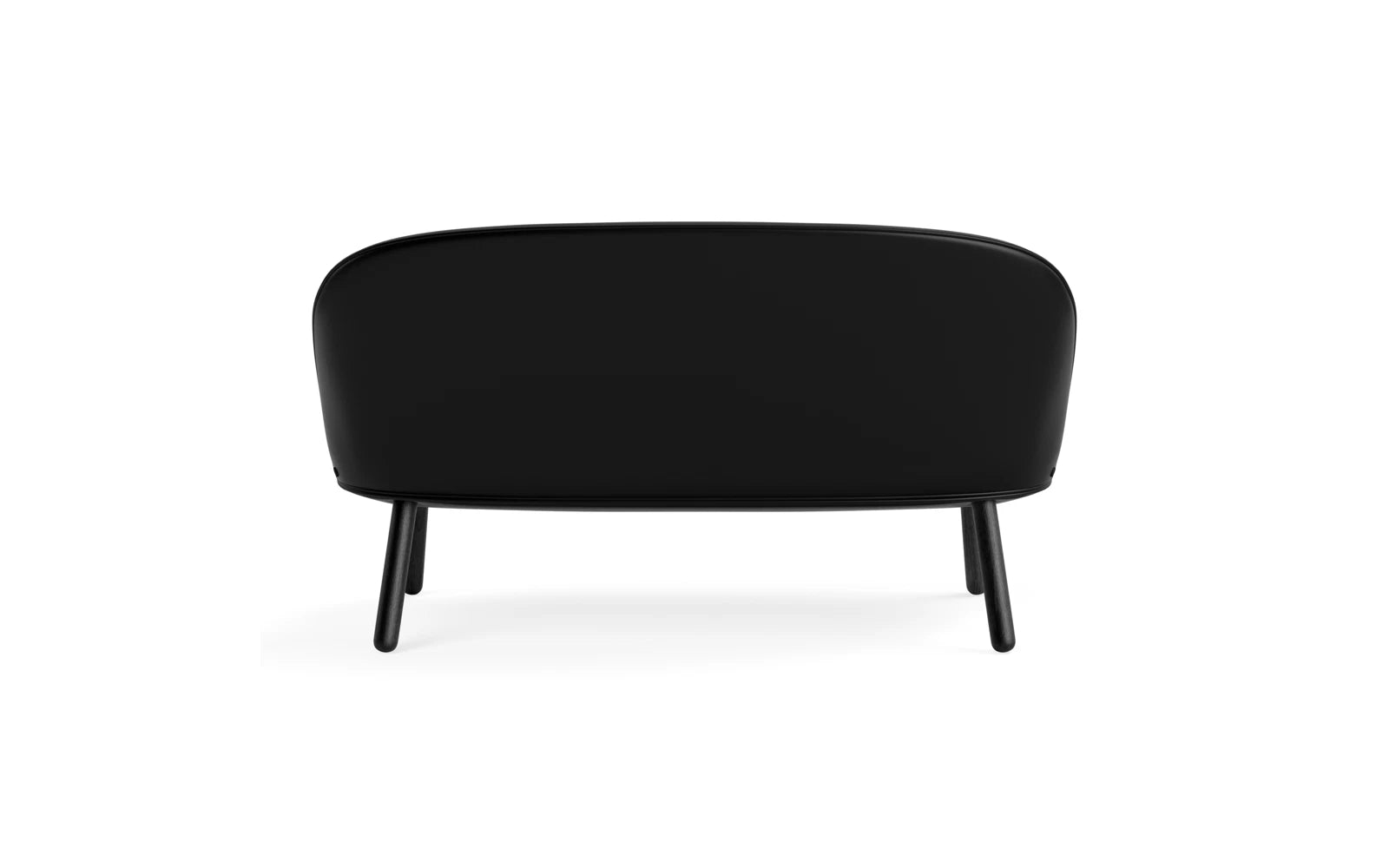 Elegantes 2er Sofa Ace in schwarzer Eiche Ultra von Normann Copenhagen – perfektes Zusammenspiel aus modernem Stil und Komfort.