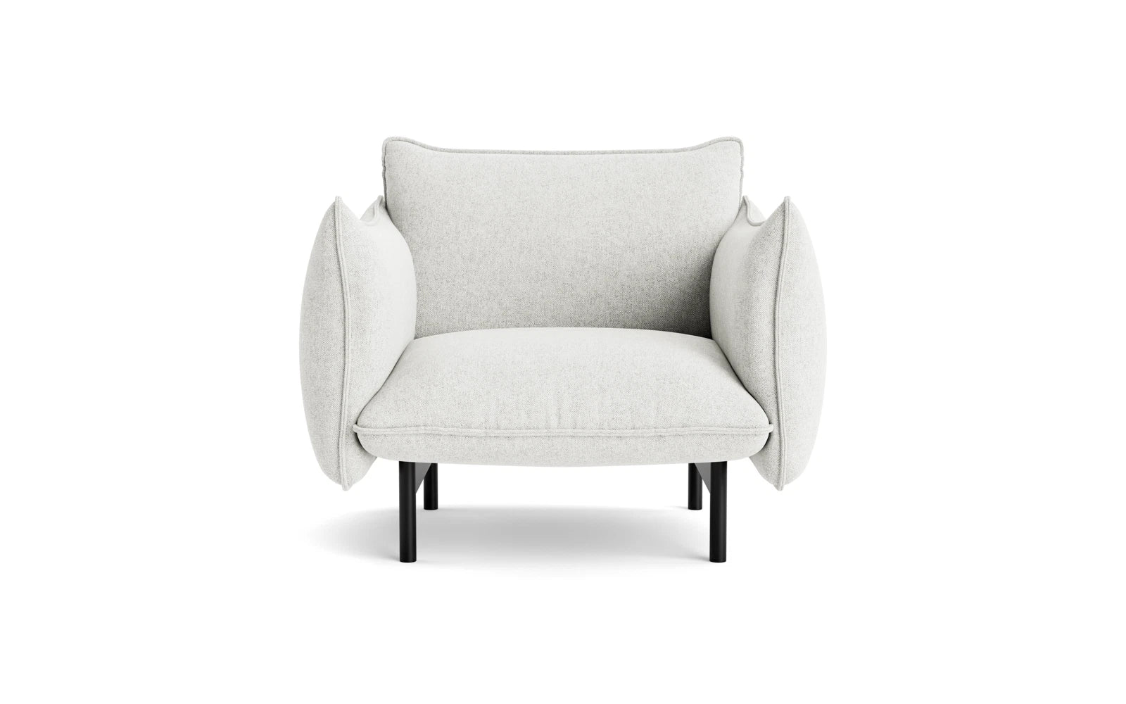 Stylischer Ark Sessel von Normann Copenhagen, der durch seine geschwungene Form und bequemen Armlehnen ideal für modernes Wohnen ist.