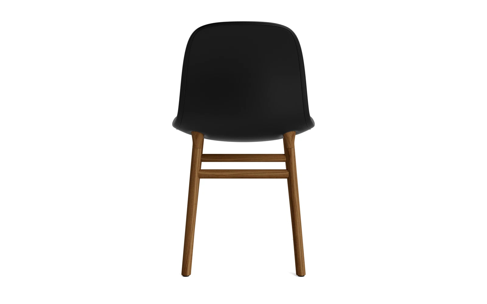 Stilvoller gepolsterter Form Stuhl in Walnuss Ultra von Normann Copenhagen – perfektes Möbelstück für zeitgemäße Innenräume.