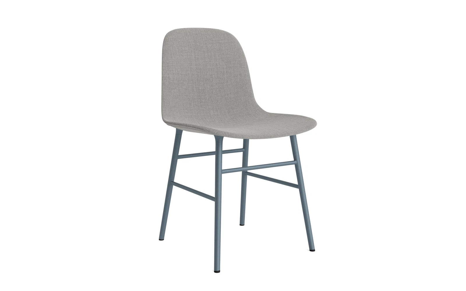 Form Stuhl gepolstert Blau Stahl Remix in Remix 133 präsentiert im Onlineshop von KAQTU Design AG. Stuhl ist von Normann Copenhagen