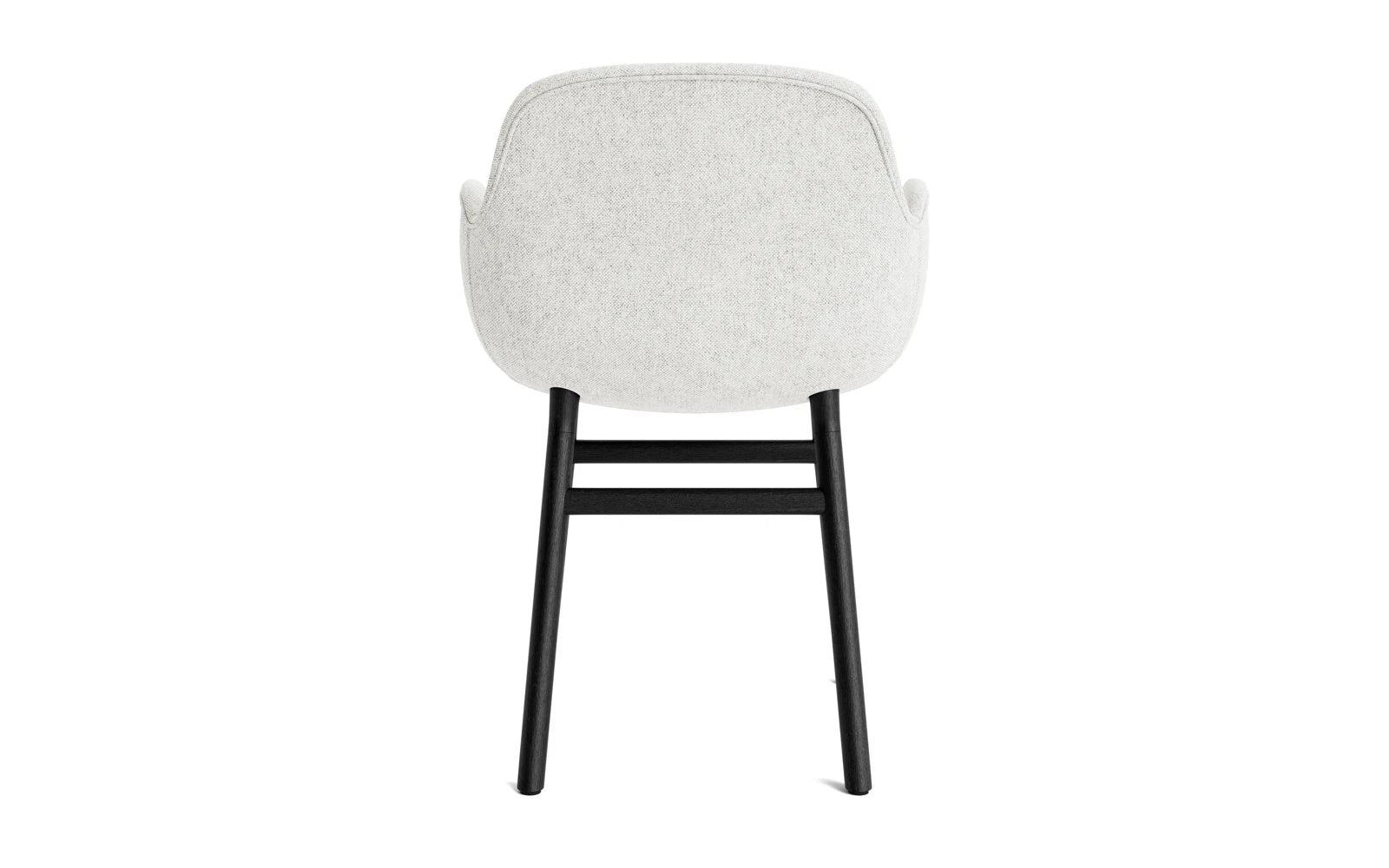 Moderner Lehnstuhl aus schwarzer Eiche, gepolstert mit edlem Hallingdal-Stoff. Perfekt für jeden Raum und individuelle Designmöglichkeiten.