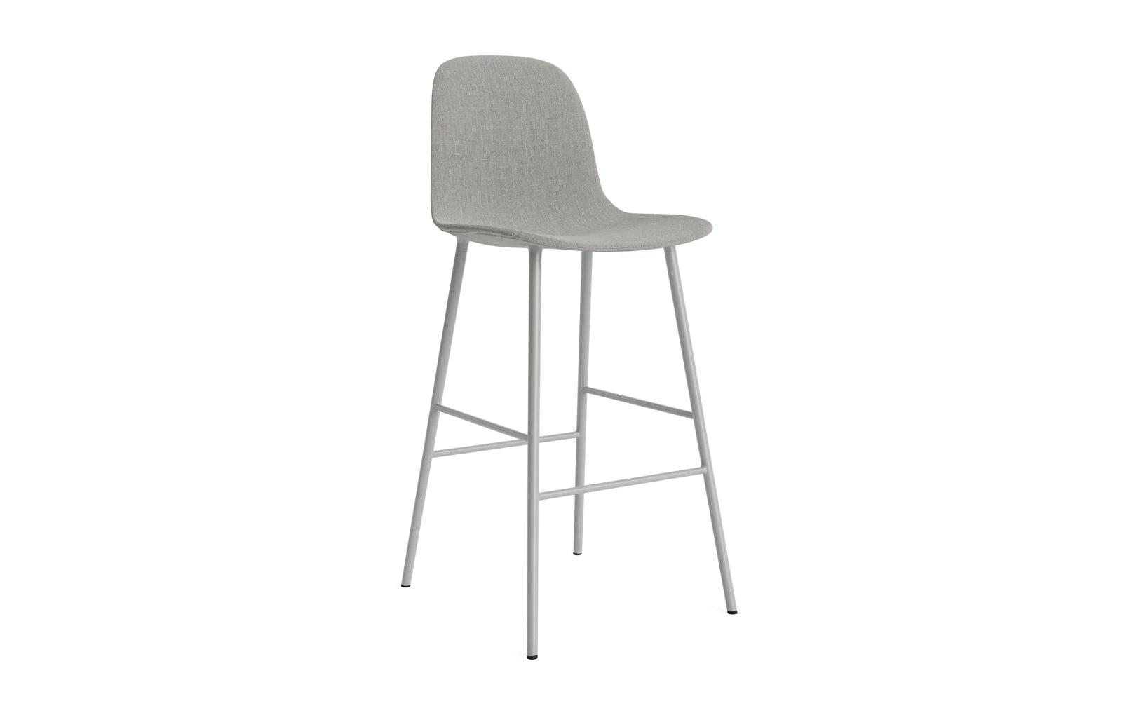 Form Barstuhl 75 cm gepolstert Grau Stahl Remix in Remix 133 präsentiert im Onlineshop von KAQTU Design AG. Barstuhl ist von Normann Copenhagen