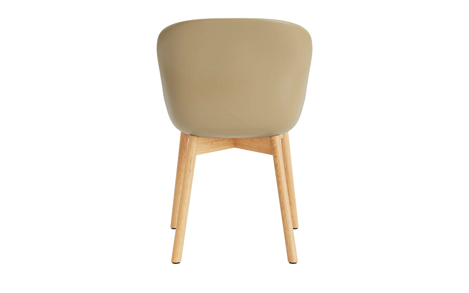 Moderner Hyg Stuhl von Normann Copenhagen, gepolstert in Eiche Sand/Remix – stilvolle Ergänzung für jedes Zuhause.