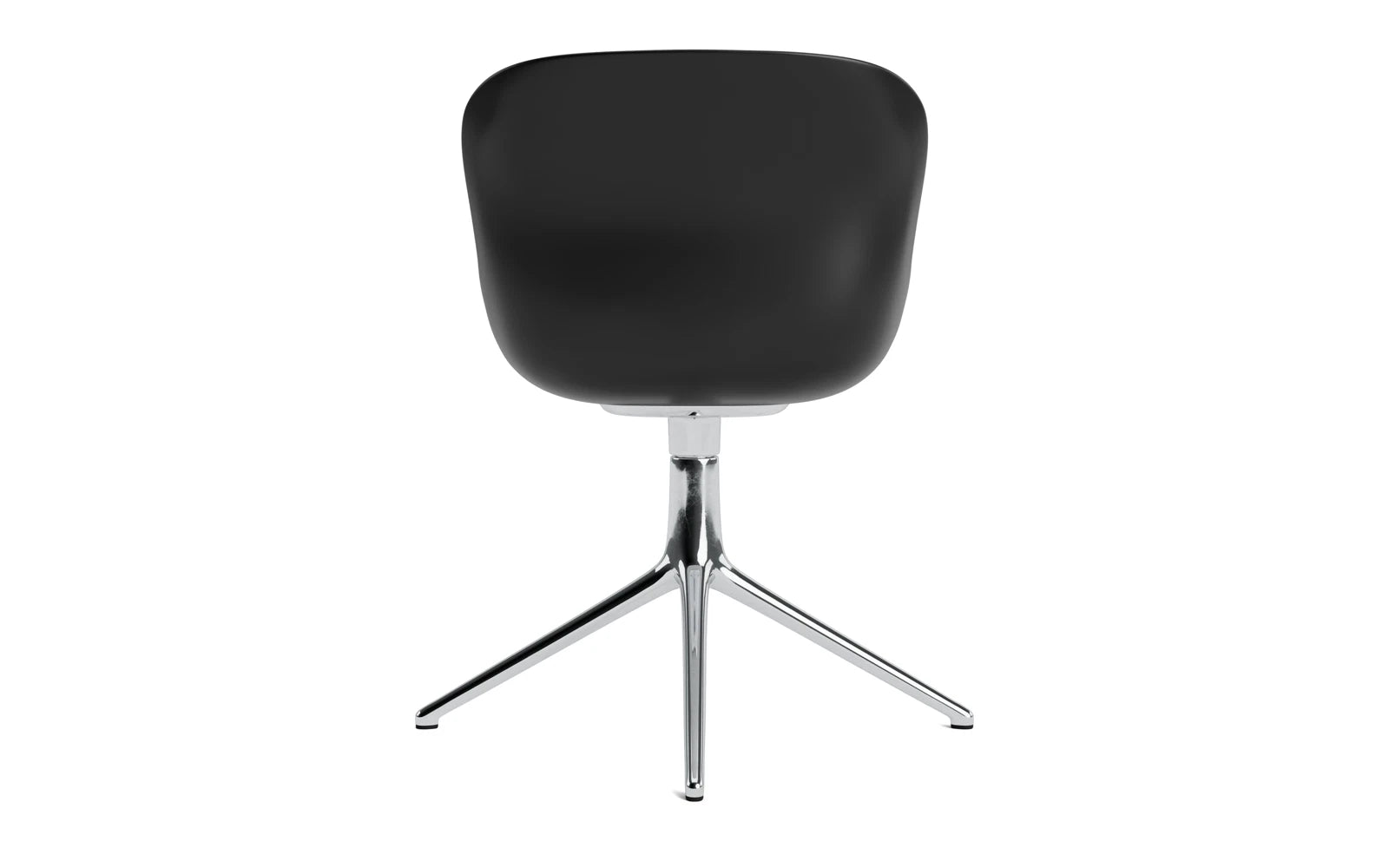 Erleben Sie den stilvollen Hyg Drehstuhl 4B von Normann Copenhagen – gepolstert, robust aus Aluminium und in klassischem Schwarz, ideal für jedes moderne Zuhause.