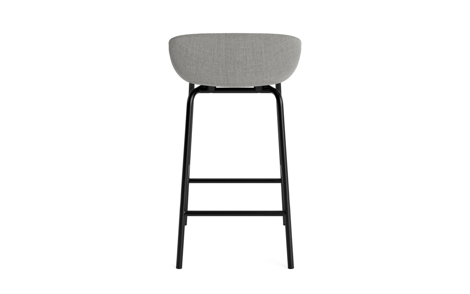 Moderner Hyg Barhocker in Schwarz, 65 cm, mit komfortablem Vollpolster und stabiler Stahlkonstruktion, ideal für trendige Wohnräume.