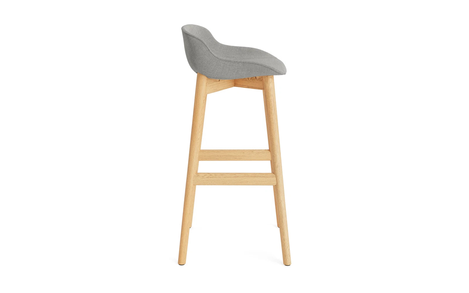 Entdecken Sie den Hyg Barhocker 75 cm von Normann Copenhagen – ein stilvoller Barhocker, der modernes Design und einladende Gemütlichkeit perfekt kombiniert.