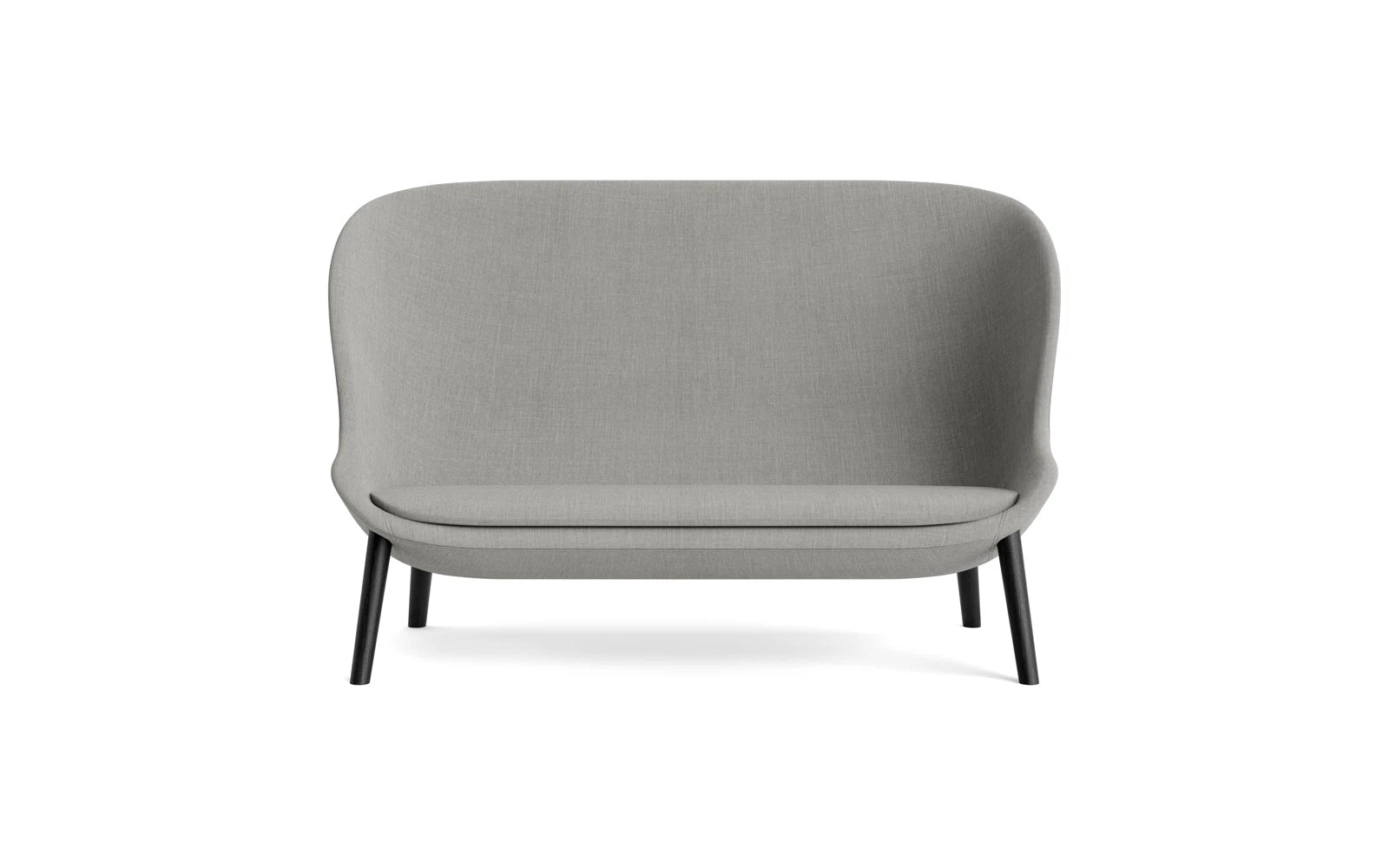 Elegantes 2er Sofa Hyg in schwarzer Eiche von Normann Copenhagen, ideal für stilvolle und gemütliche Wohnräume.