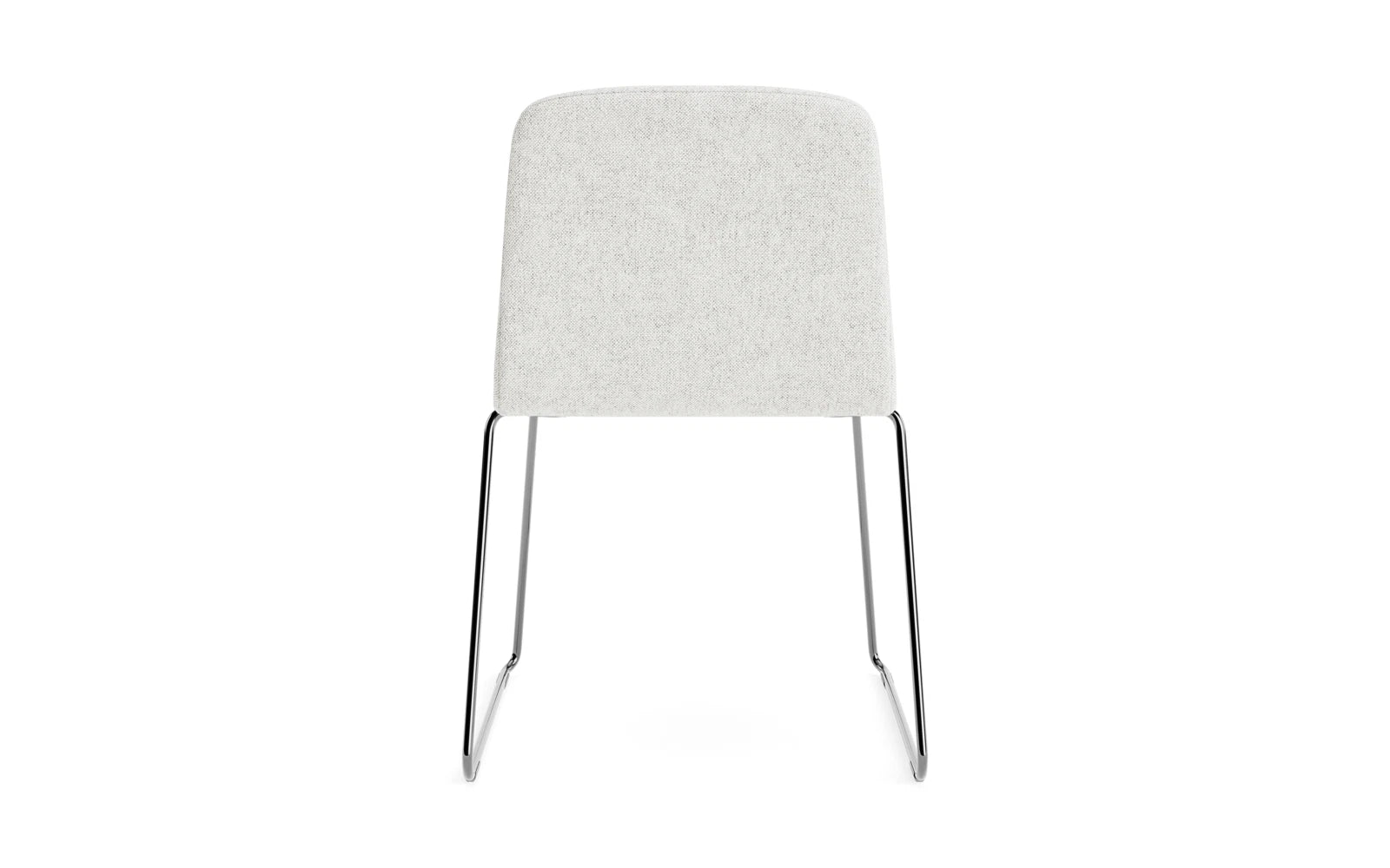 Der Just Stuhl Hallingdal/Chrom von Normann Copenhagen vereint minimalistisches Design mit komfortabler Sitzfläche, perfekt für stilvolle Interiors.