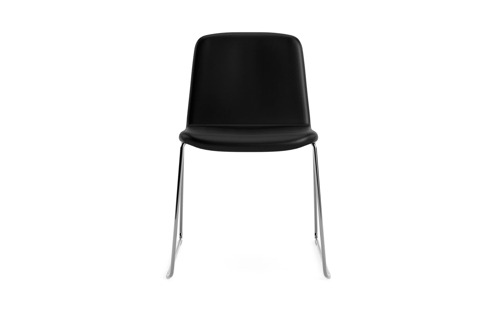 Erleben Sie den Just Stuhl Leder/Chrom von Normann Copenhagen – eine harmonische Verbindung aus modernem Stil und erstklassiger Verarbeitung für Ihr Zuhause.