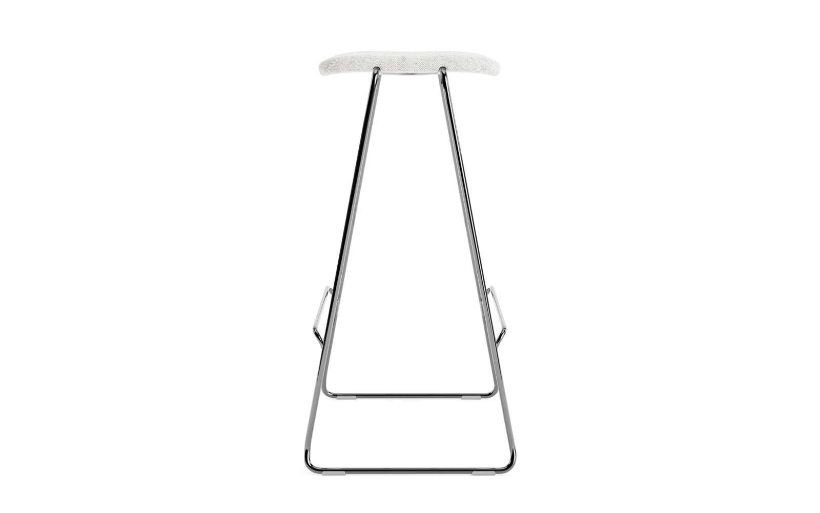 Moderner Just Barhocker mit 75 cm Höhe, gepolstert in hochwertigem Hallingdal-Stoff, verleiht jedem Raum einen Hauch von Eleganz.
