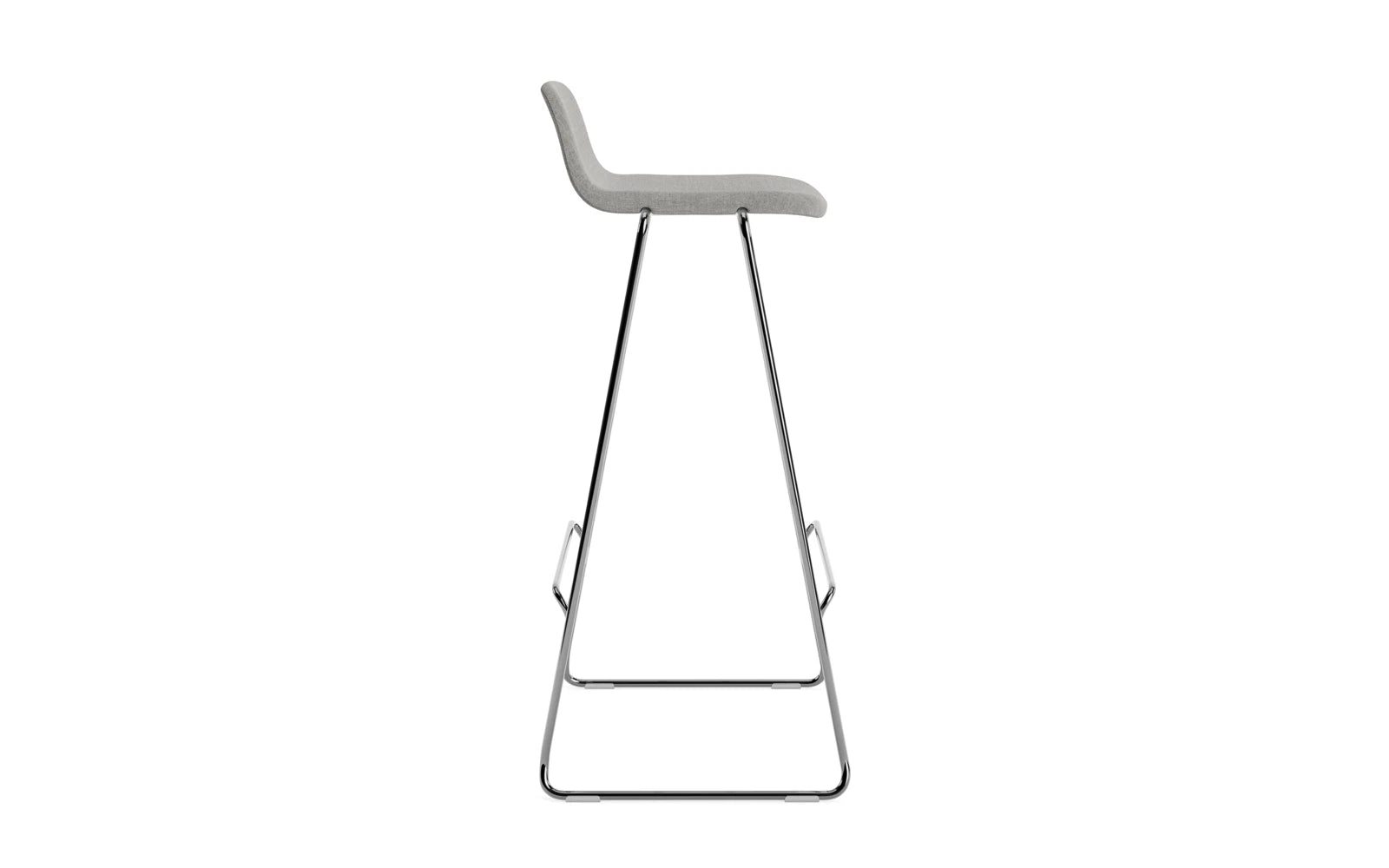 Stylischer Just Barhocker mit 75 cm Höhe, gepolstert und mit Rückenlehne, perfekt für gemütliche Bar- und Essplatzgestaltung.