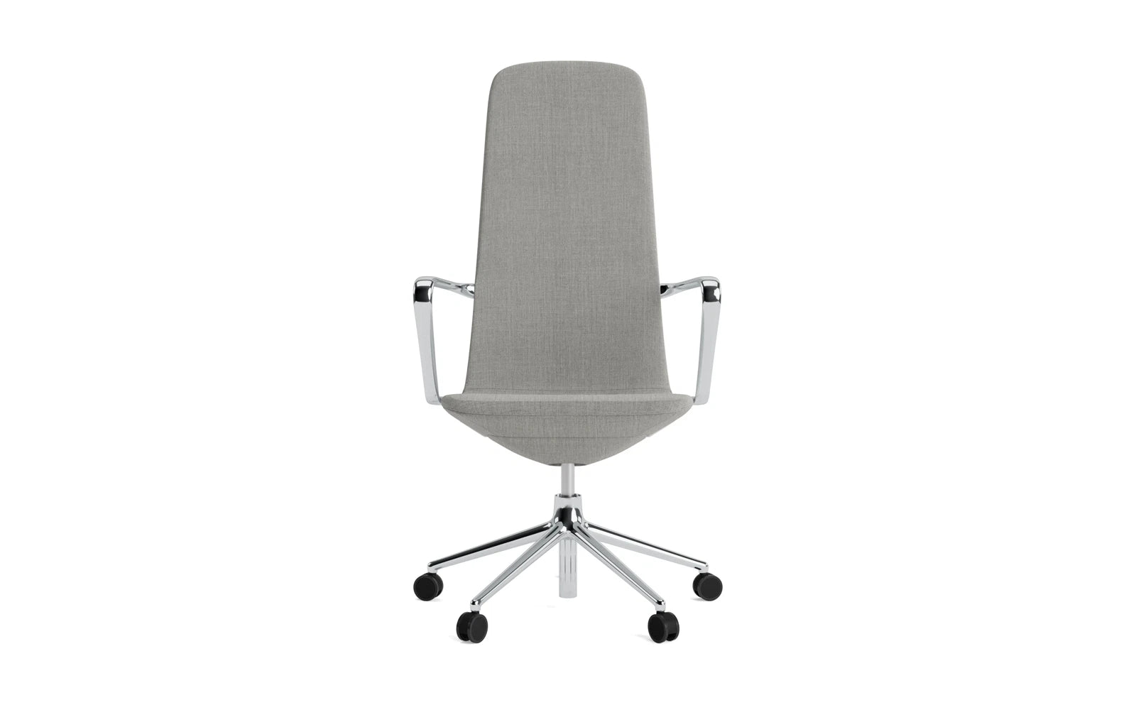 Entdecken Sie den Off Armchair Hoch von Normann Copenhagen – ein stilvoller Bürostuhl mit Gaslift, der Komfort und modernes Design vereint.