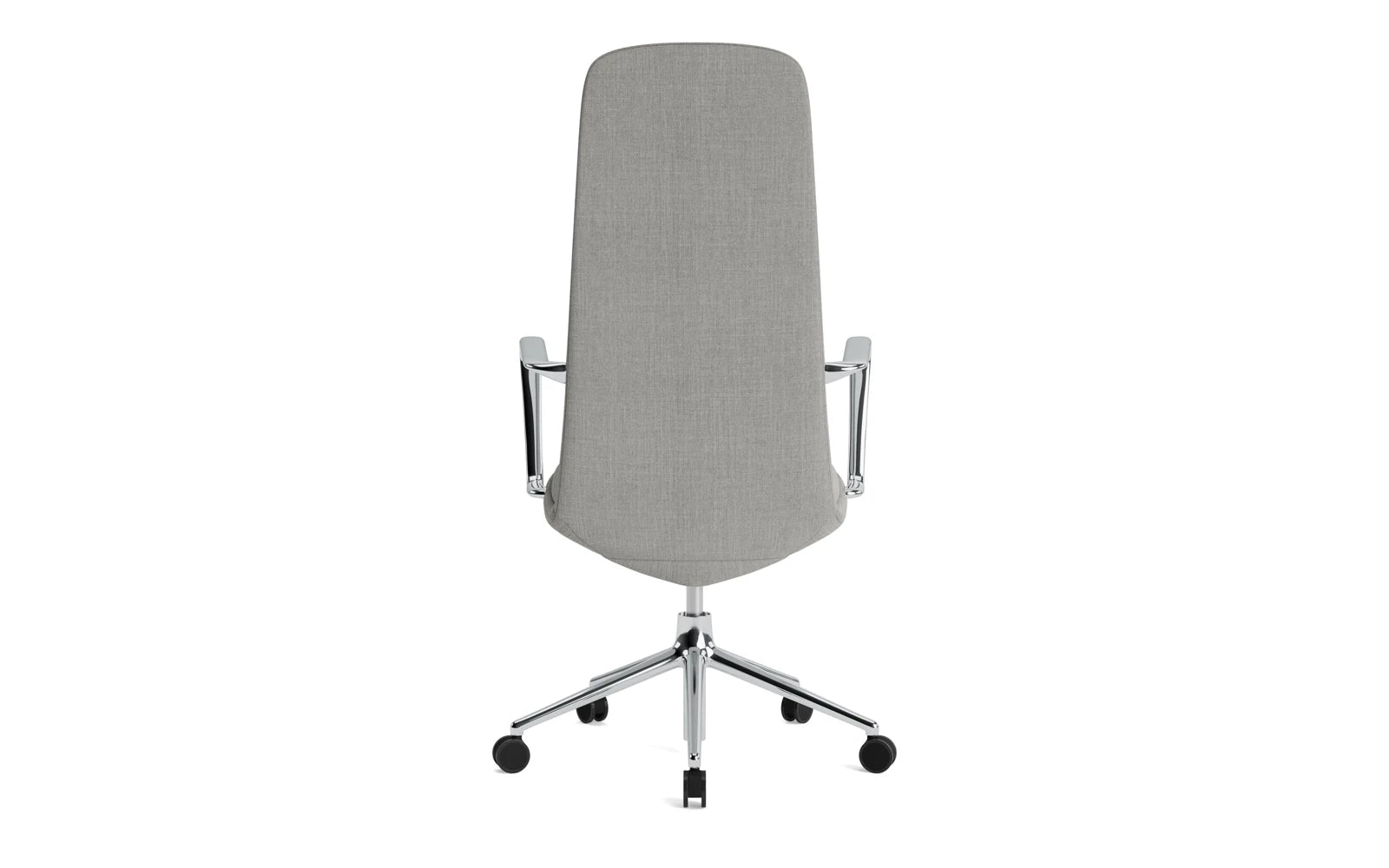 Entdecken Sie den Off Armchair hoch 5W von Normann Copenhagen – ein stilvoller Bürostuhl mit Gaslift, der Funktionalität und modernen Komfort vereint.