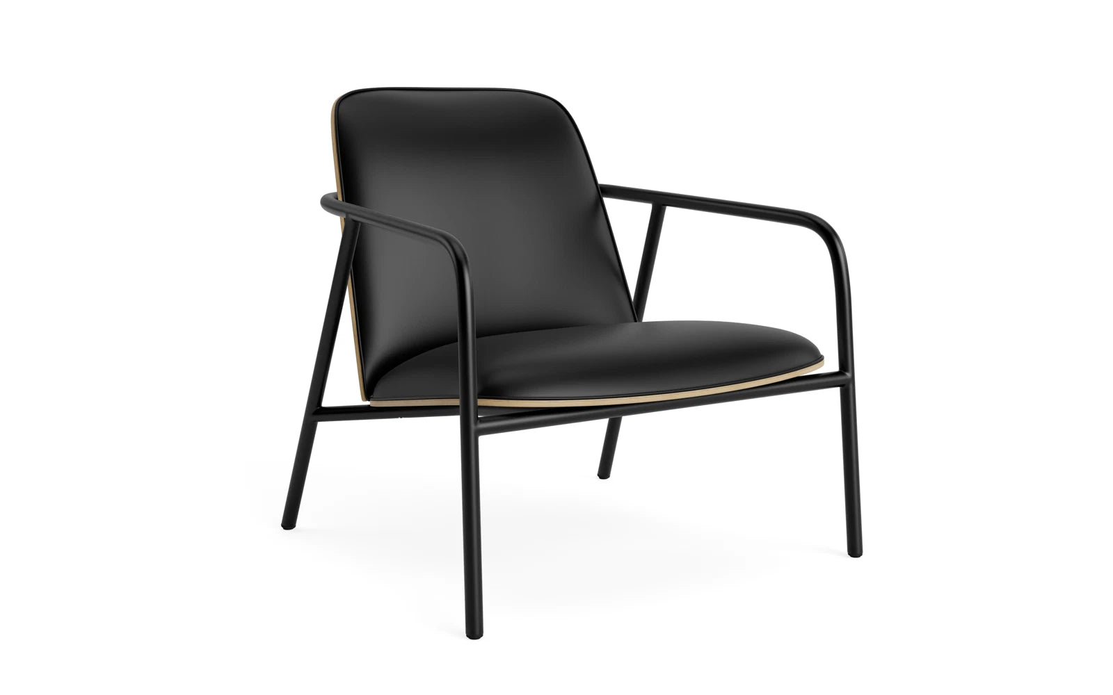 Pad Lounge-Sessel schwarzem Stahl Eiche/Ultra in Ultra 41599 präsentiert im Onlineshop von KAQTU Design AG. Sessel ist von Normann Copenhagen