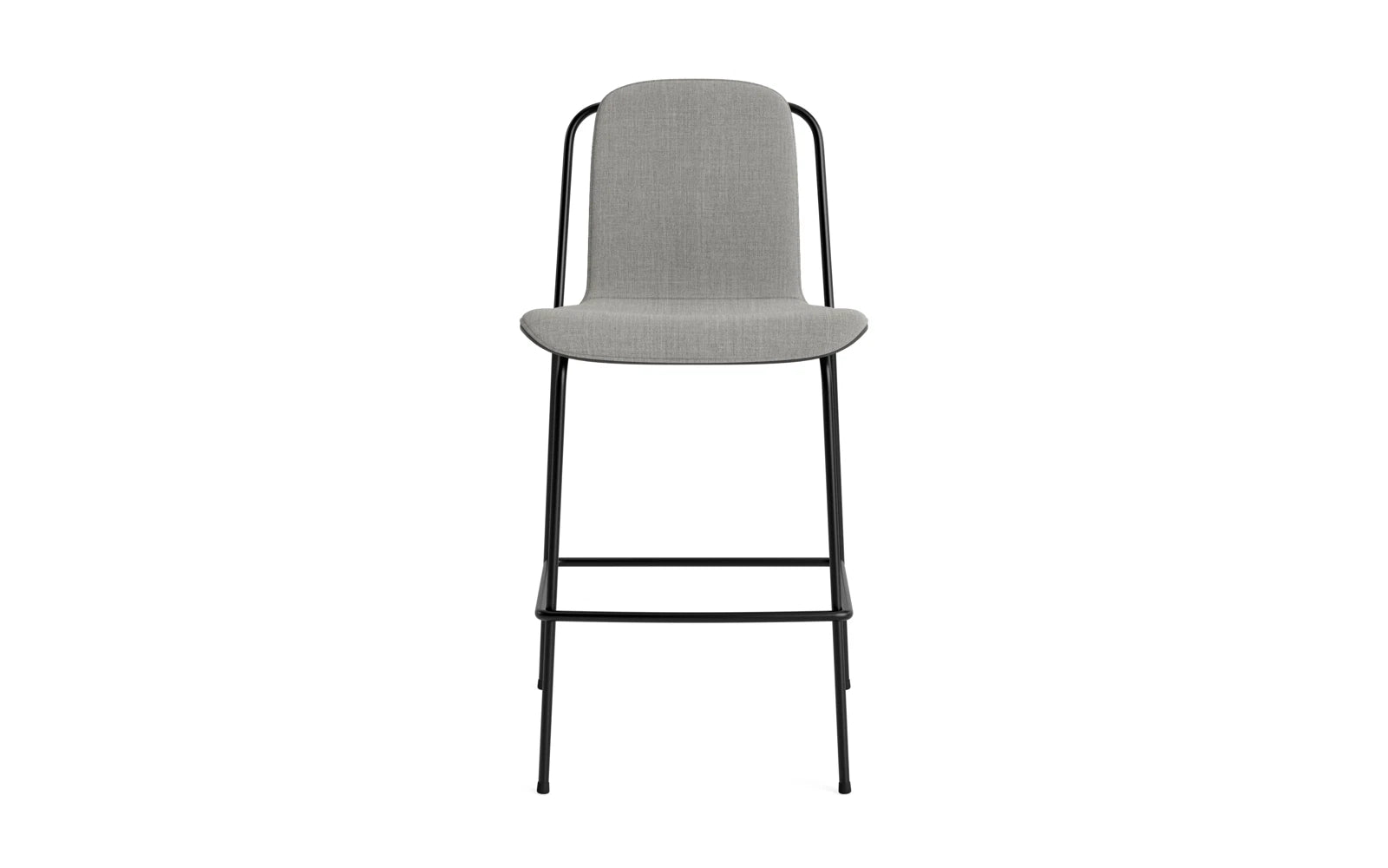 Entdecken Sie den eleganten Studio Barstuhl 65 cm von Normann Copenhagen. Mit schwarzem Stahl und hochwertigem Remix-Polster vereint er modernes Design und Komfort.