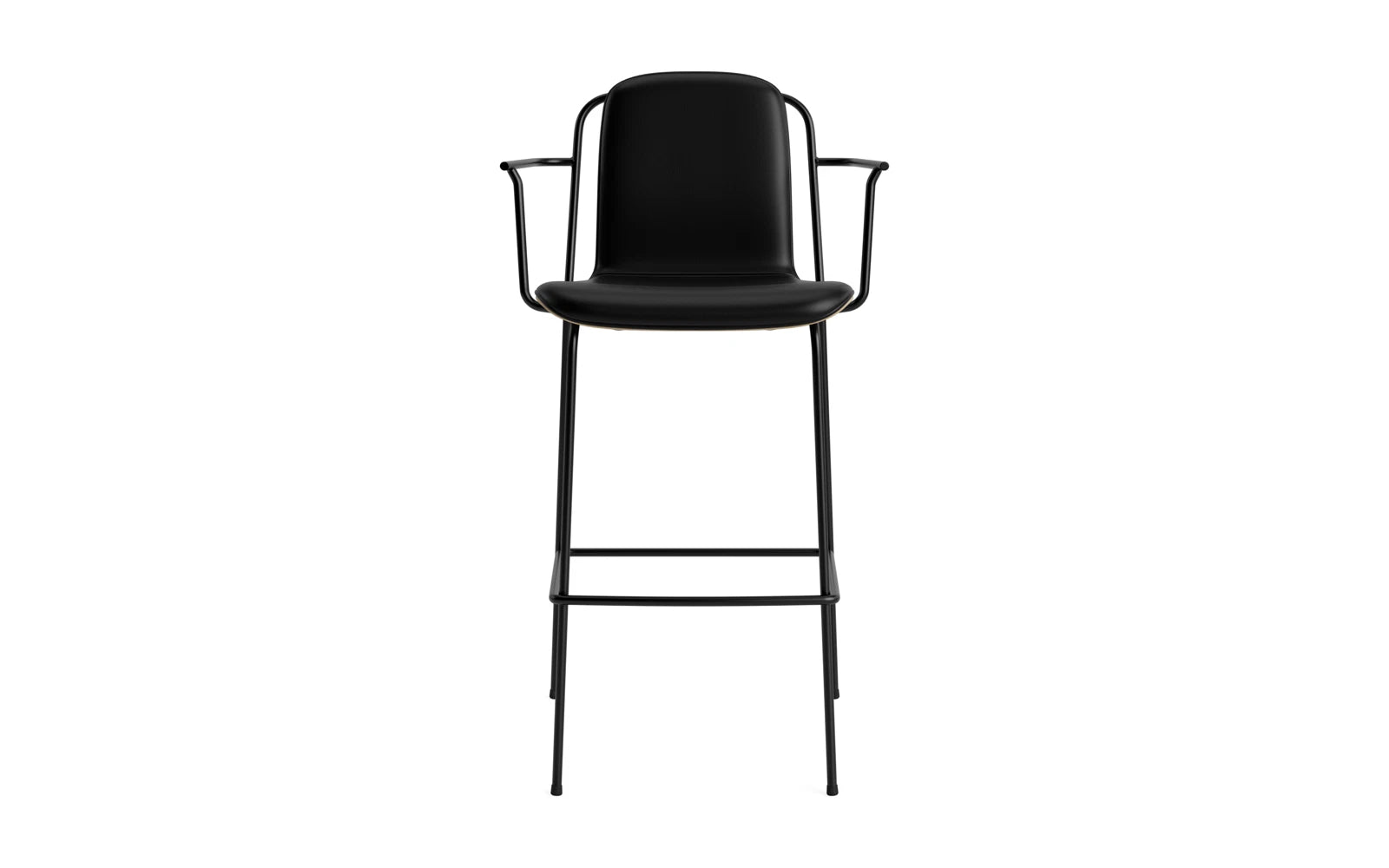 Entdecken Sie den eleganten Studio Barstuhl mit Armlehne von Normann Copenhagen. Hochwertige Materialien und modernes Design vereinen sich in diesem stilvollen Möbelstück.