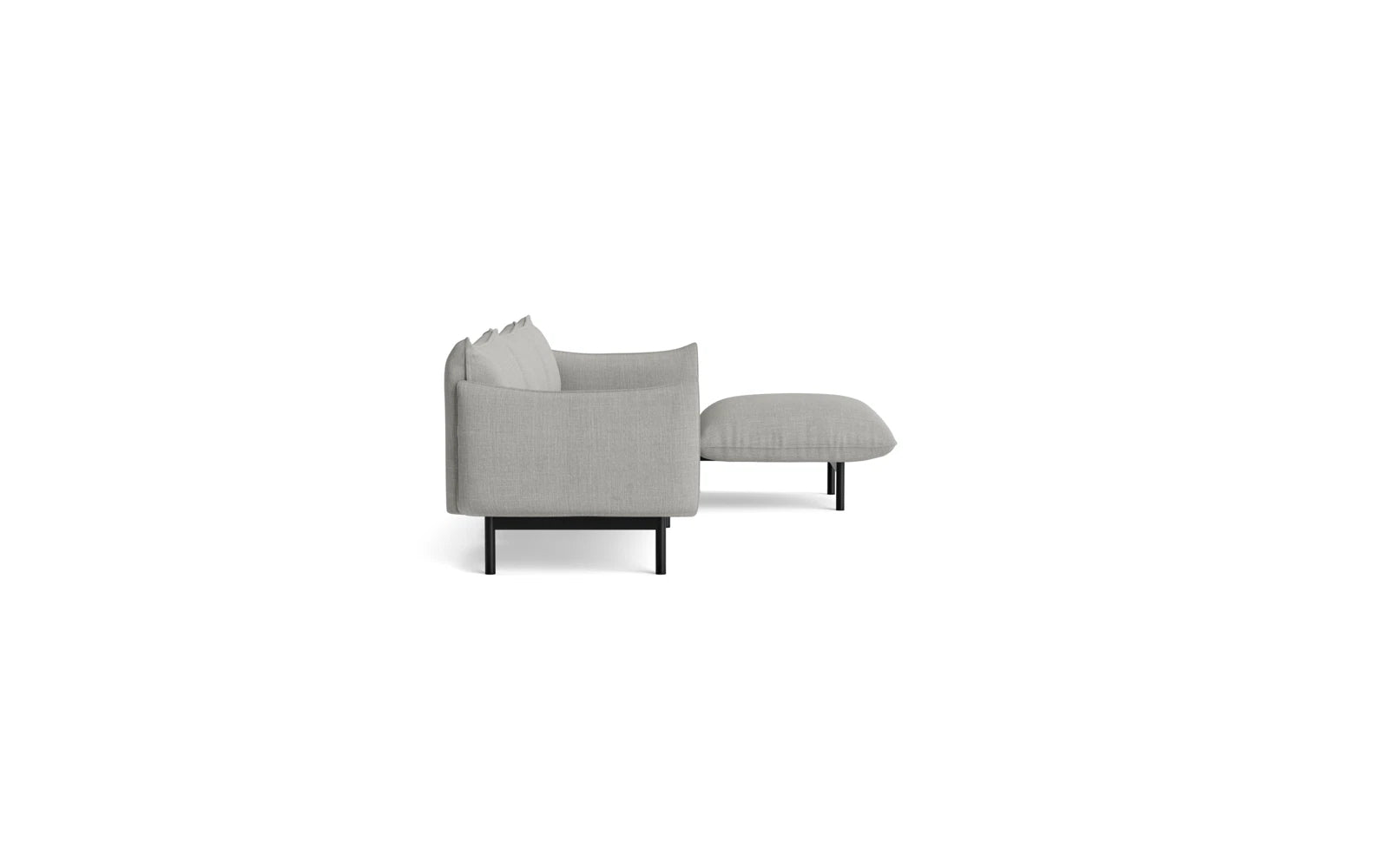 Modernes Ark 3-Sitzer Sofa mit rechtsseitiger Chaise Longue von Normann Copenhagen, perfekt für komfortable und stilvolle Wohnlandschaften.