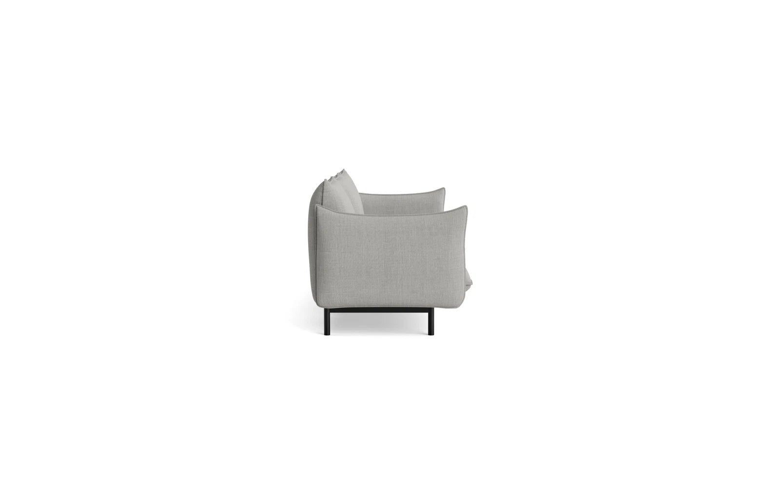 Stylisches Ark 3-Sitzer Sofa Remix von Normann Copenhagen, das durch seine modulare Form und sanften Kurven besticht und nachhaltigen Komfort bietet.