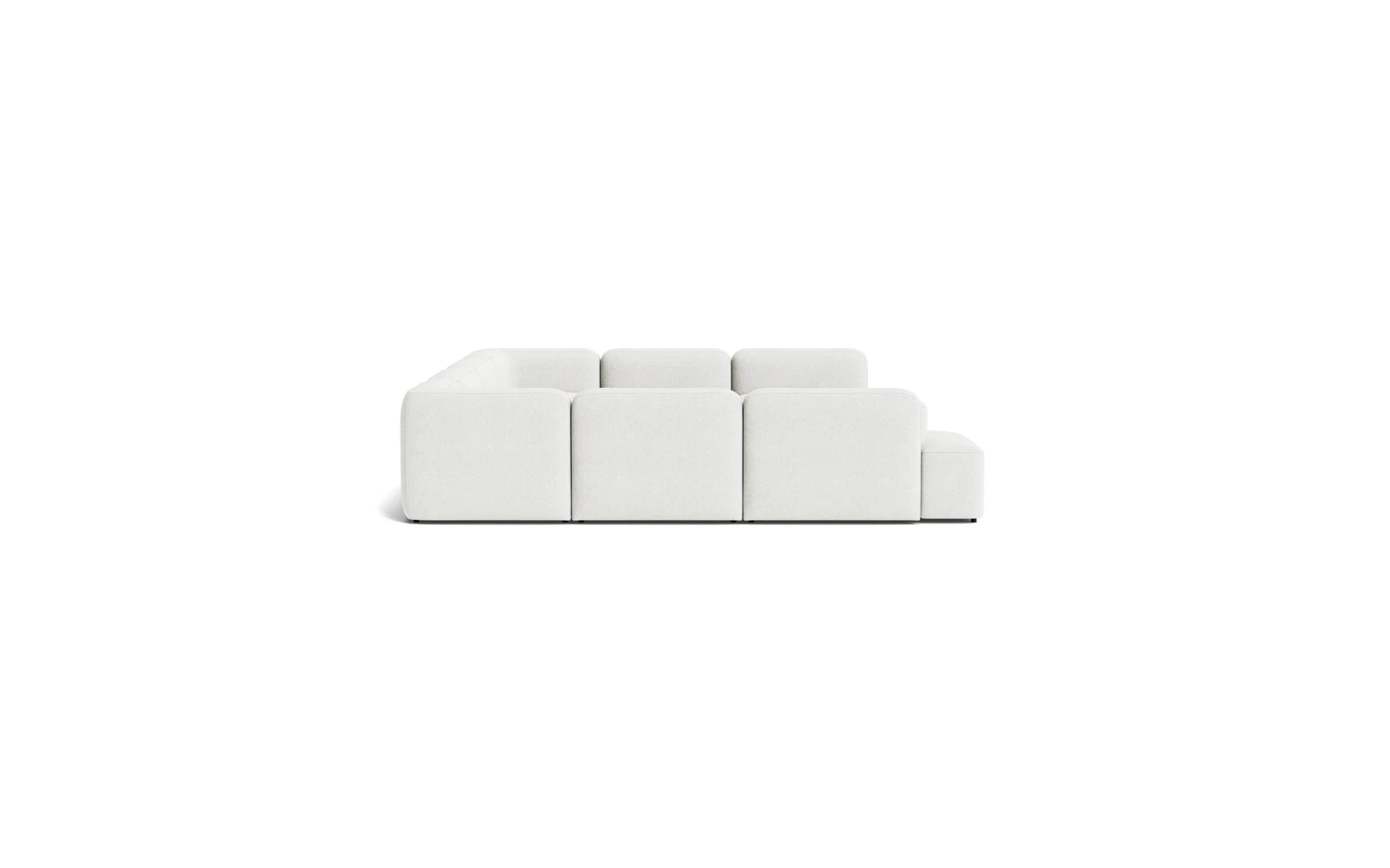 Erleben Sie das Rope Sofa 6-Sitzer Ecke Hallingdal von Normann Copenhagen – ein elegantes, flexibles Möbelstück, das Komfort und Stil vereint.